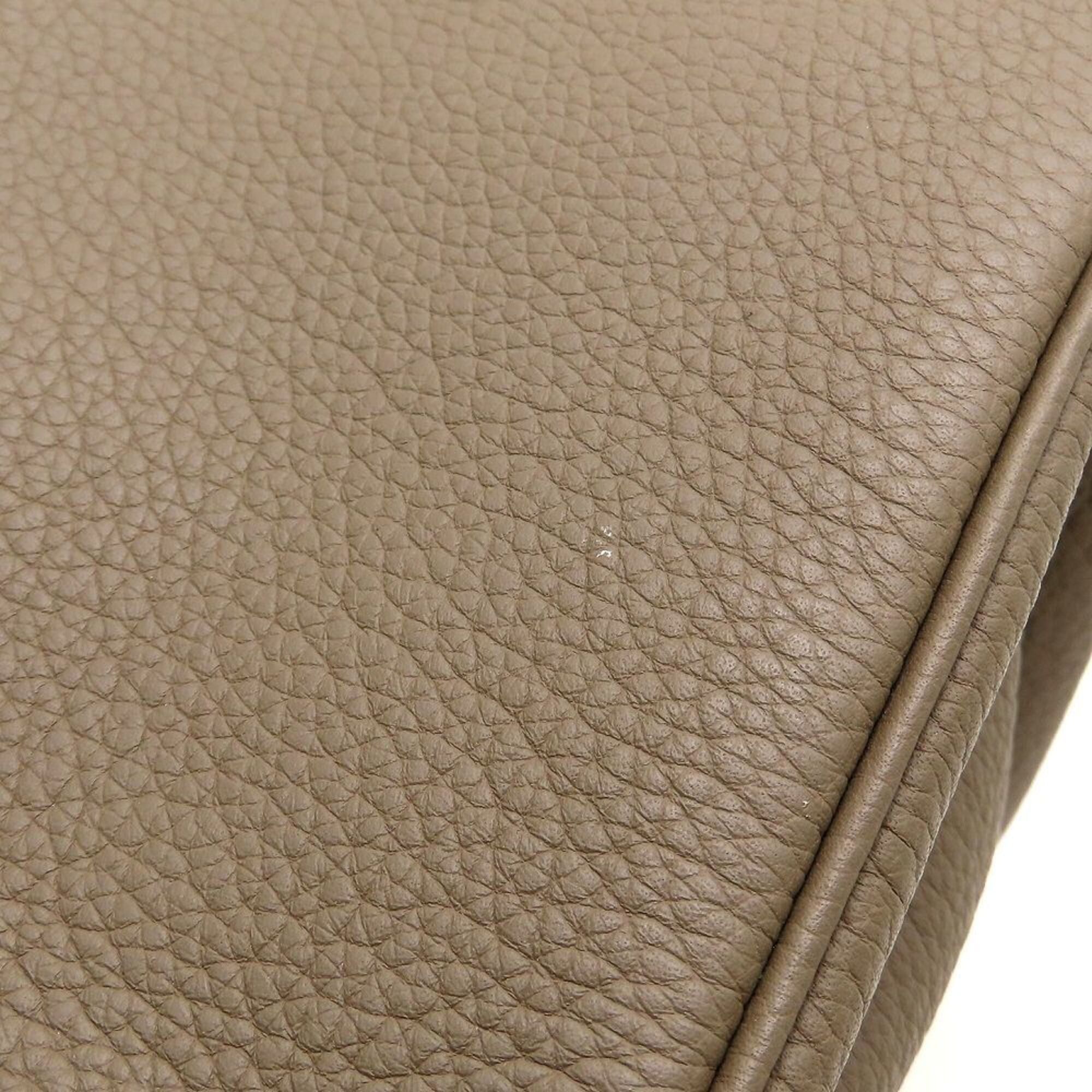 Hermes HERMES Birkin 30 Handbag, □M stamp, 2009, Togo leather, Etoupe color, Silver hardware, Women's, 353261 Size ONE SIZE - 20 Thumbnail