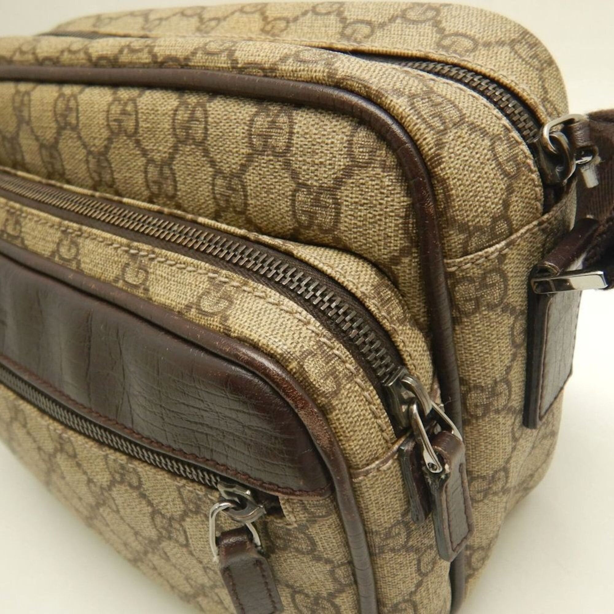 Gucci GUCCI 114531 Shoulder Bag, GG Supreme Canvas, Brown, Women's, 253800 Size ONE SIZE - 11 Thumbnail