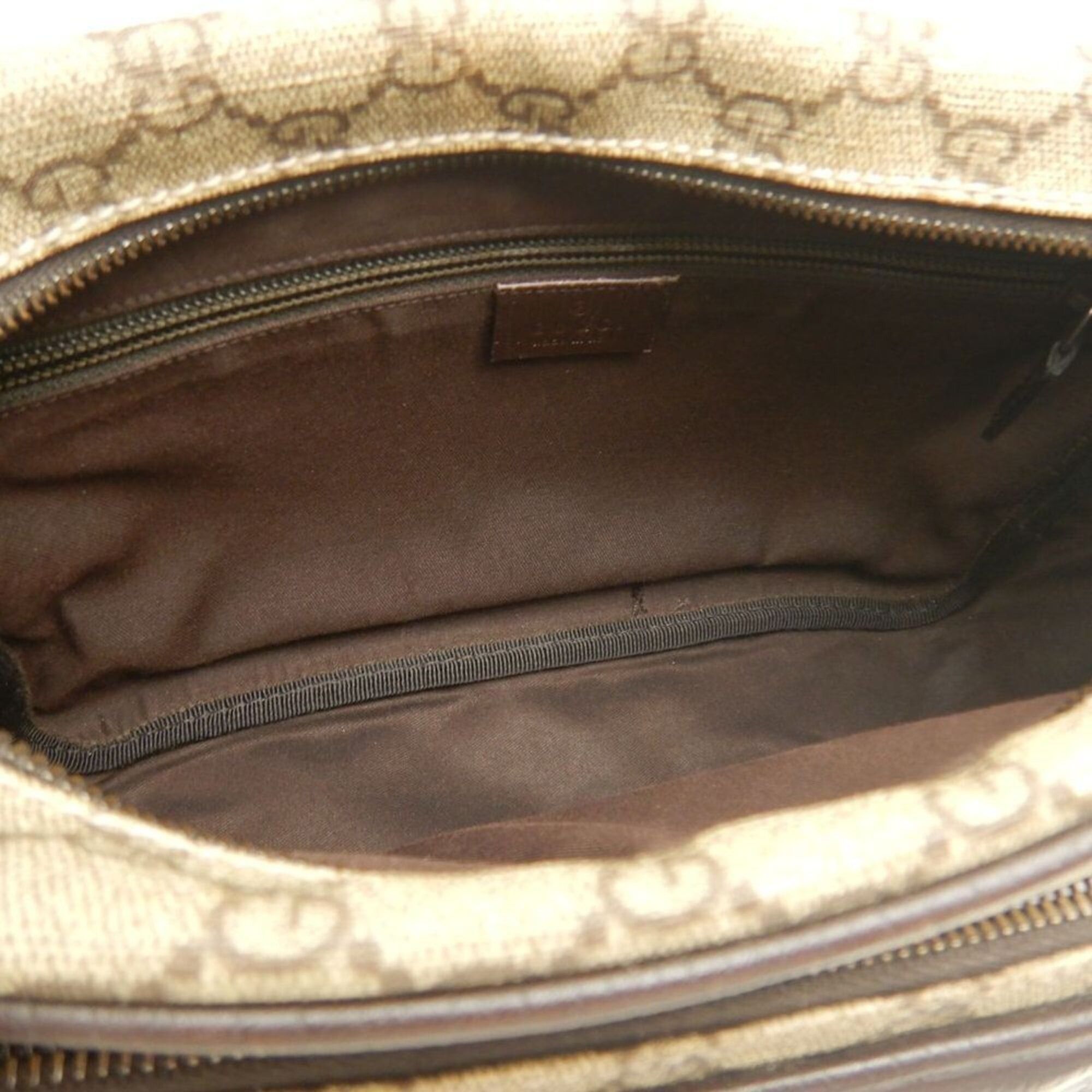 Gucci GUCCI 114531 Shoulder Bag, GG Supreme Canvas, Brown, Women's, 253800 Size ONE SIZE - 4 Thumbnail