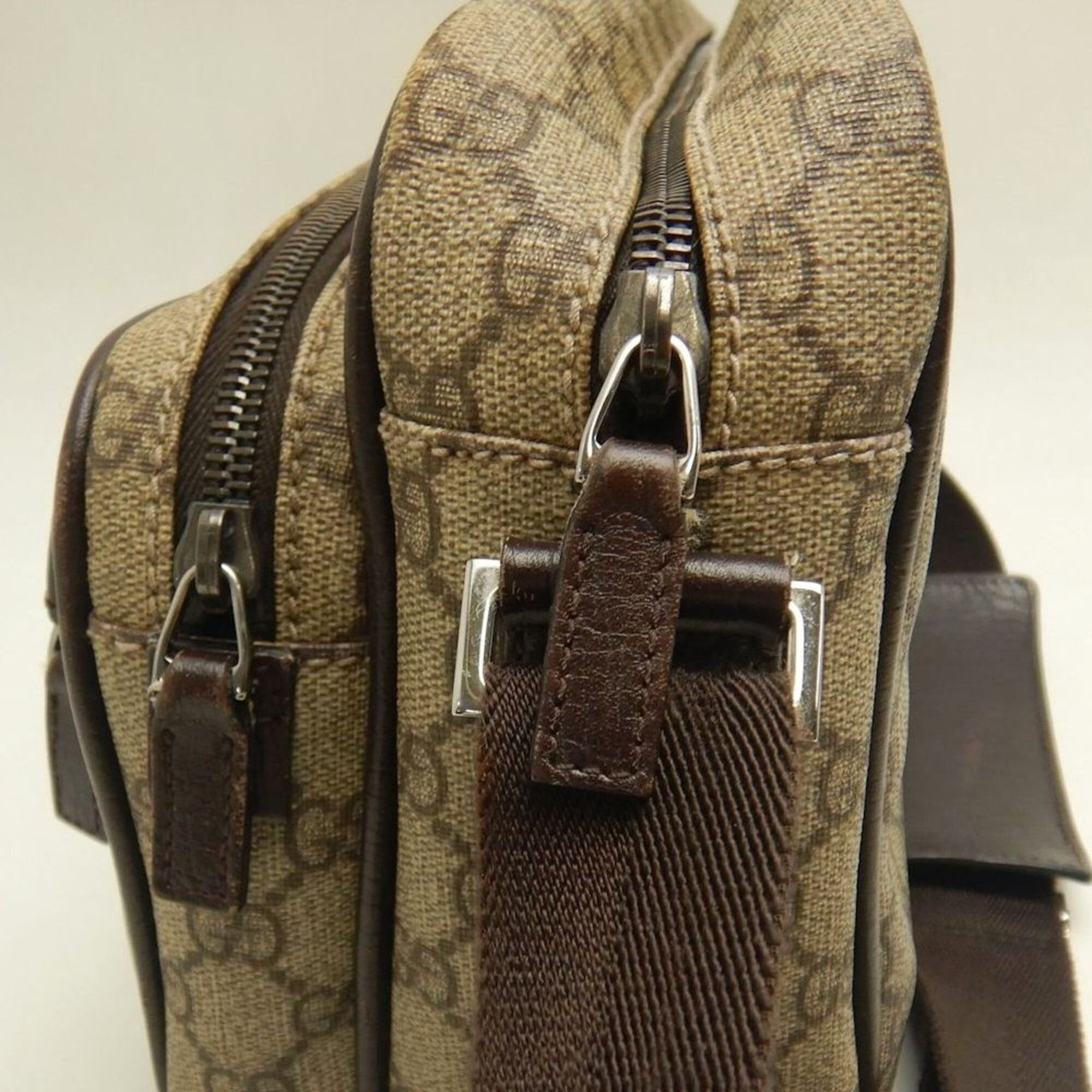 Gucci GUCCI 114531 Shoulder Bag, GG Supreme Canvas, Brown, Women's, 253800 Size ONE SIZE - 12 Thumbnail