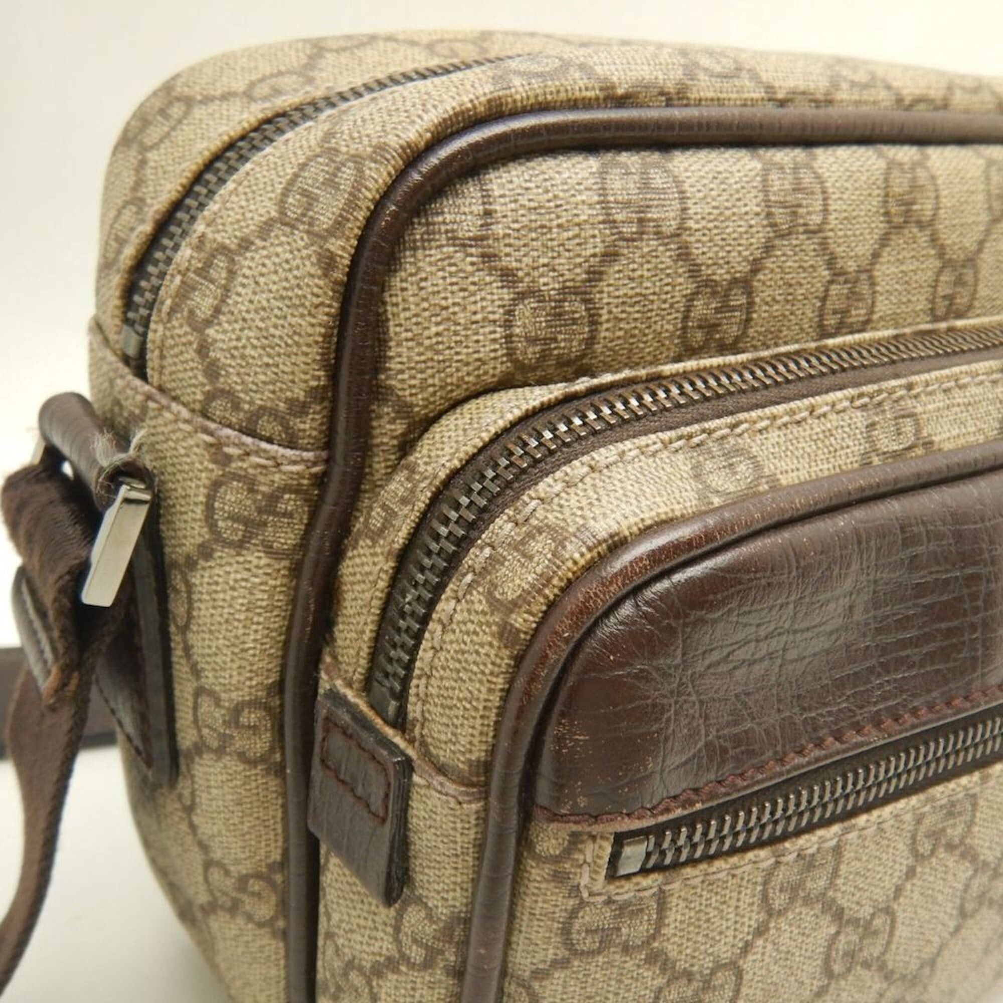 Gucci GUCCI 114531 Shoulder Bag, GG Supreme Canvas, Brown, Women's, 253800 Size ONE SIZE - 10 Thumbnail