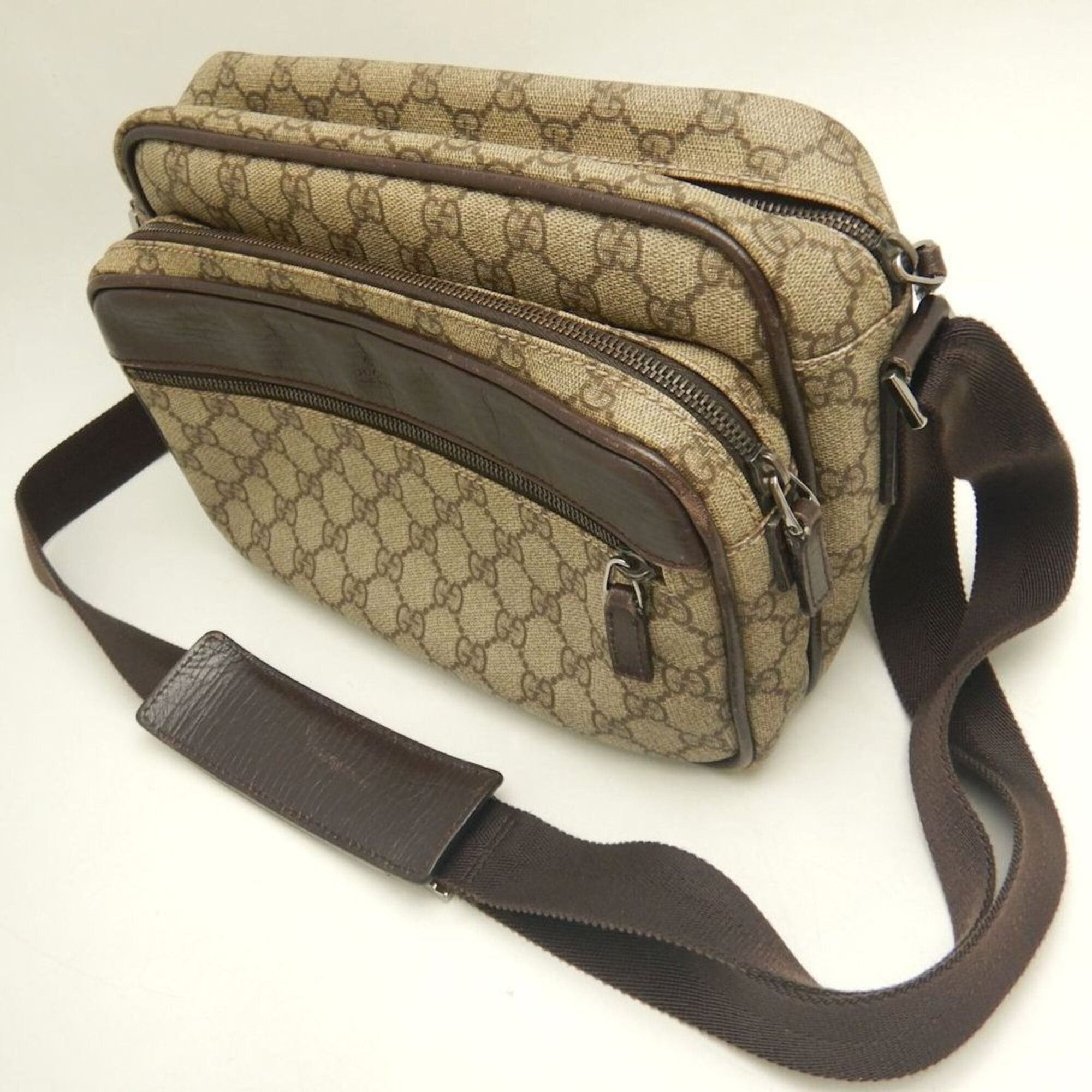 Gucci GUCCI 114531 Shoulder Bag, GG Supreme Canvas, Brown, Women's, 253800 Size ONE SIZE - 25 Thumbnail