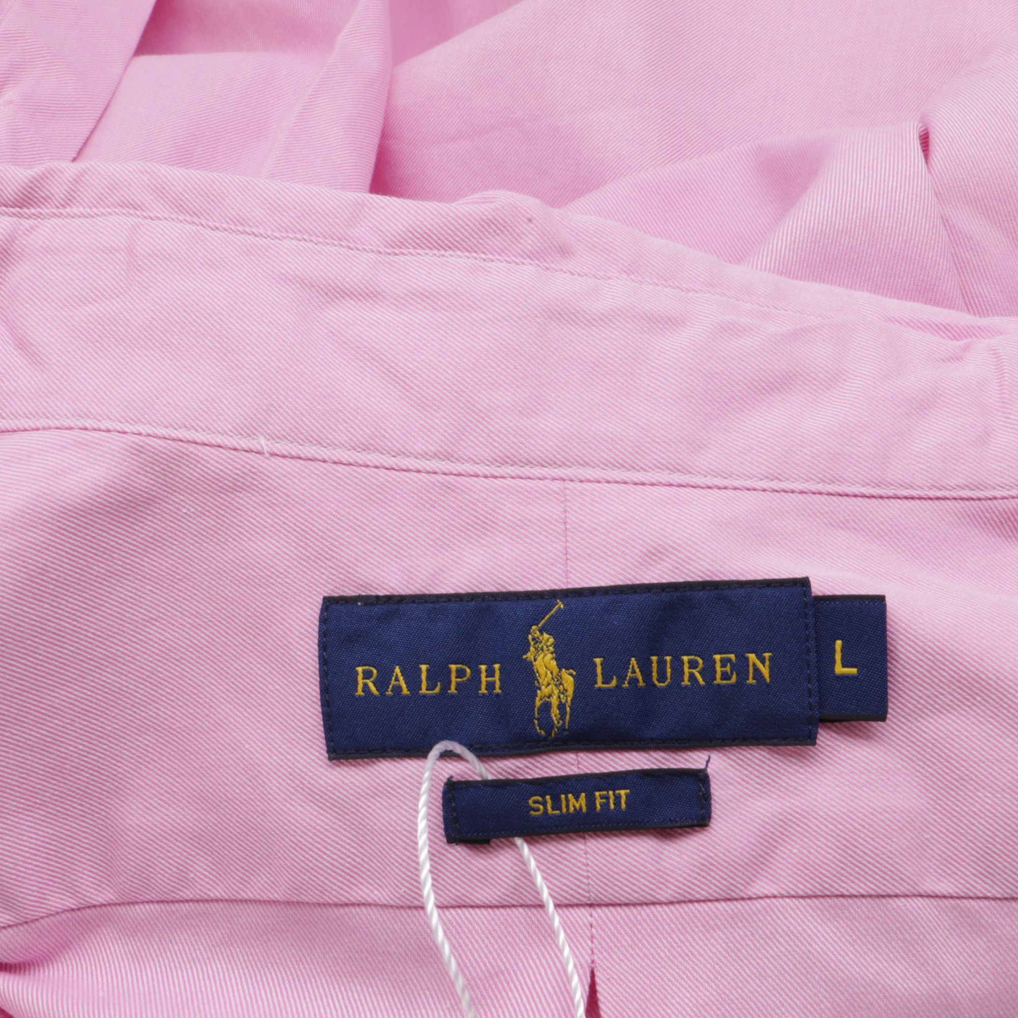 Ralph Lauren Ralph Lauren Slim Fit Button Down Shirt in Pink Cotton Size US M / EU 48-50 / 2 - 5 Thumbnail