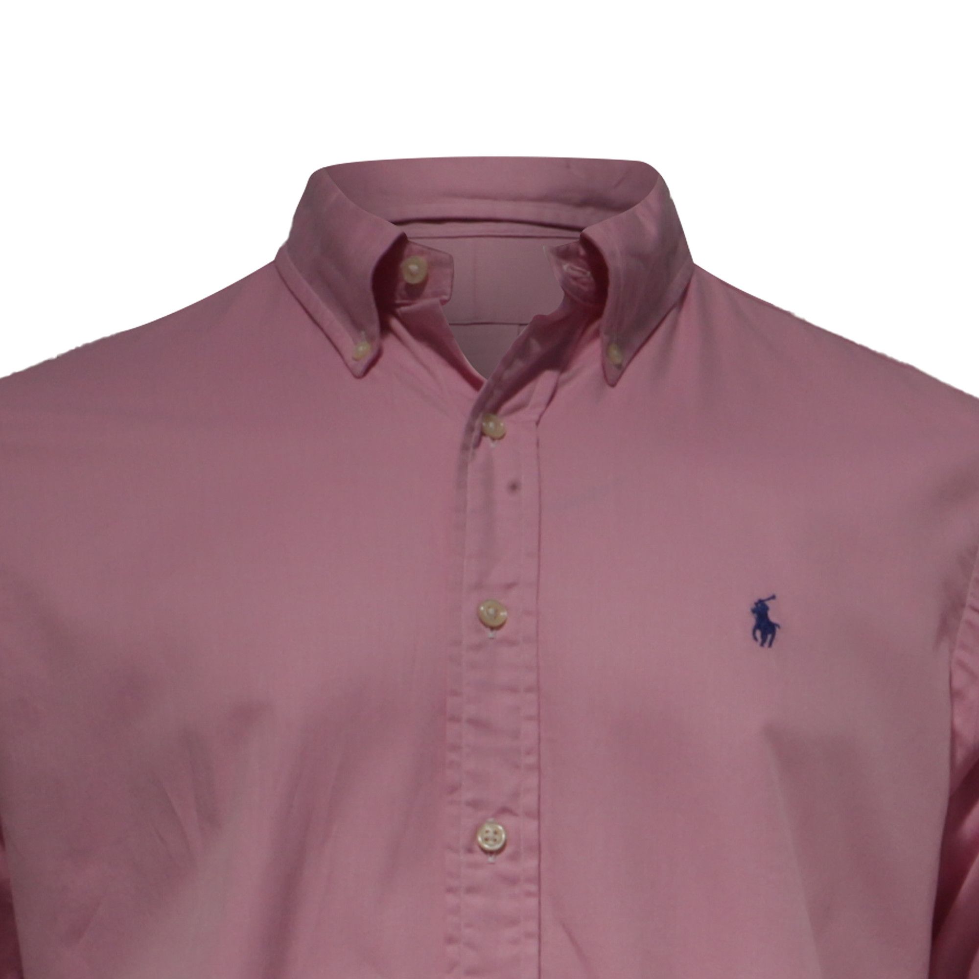 Ralph Lauren Ralph Lauren Slim Fit Button Down Shirt in Pink Cotton Size US M / EU 48-50 / 2 - 2 Thumbnail
