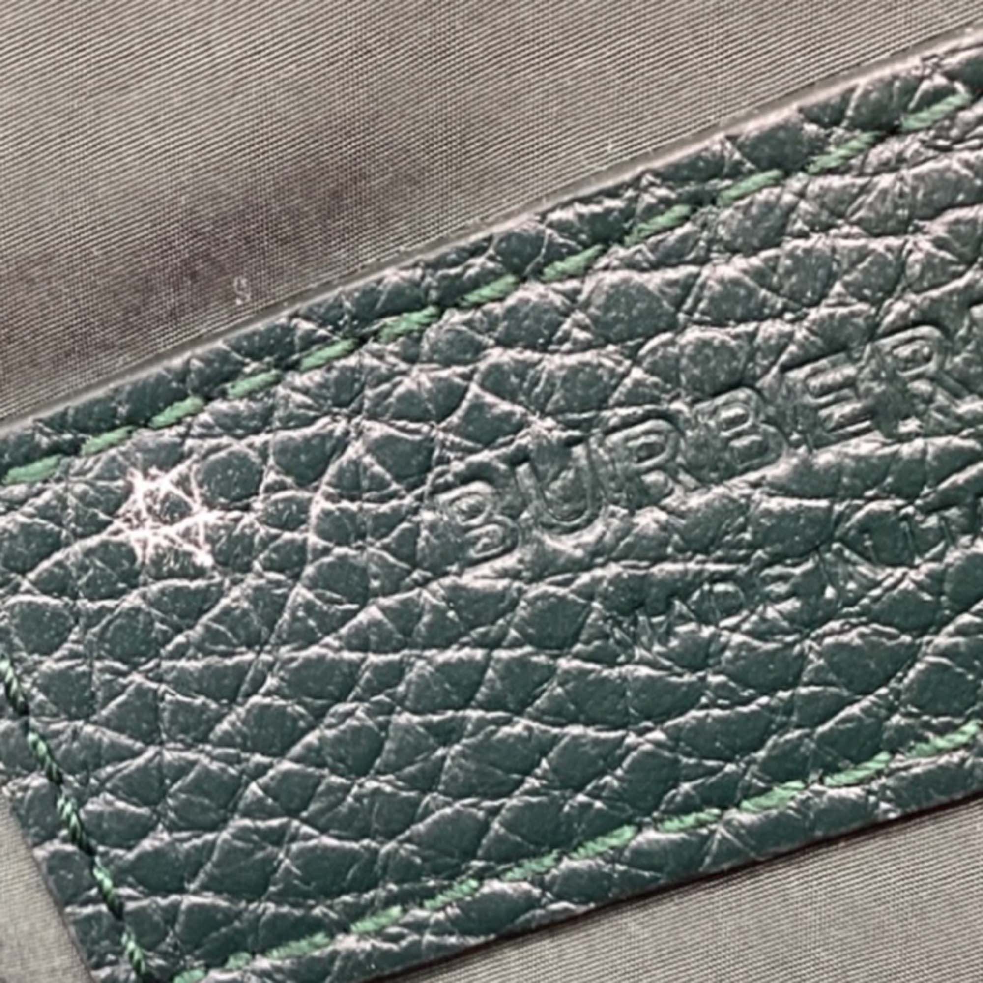 Burberry Burberry Check-Jacquard Belt Bag in Olive Polyamide Size ONE SIZE - 7 Thumbnail