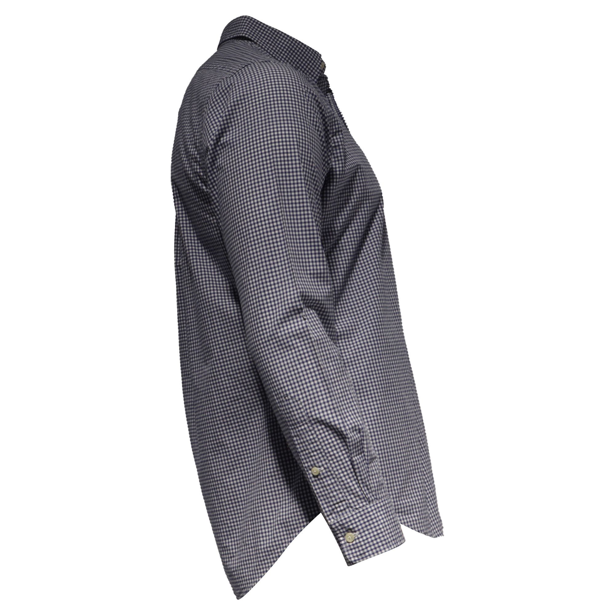 Ralph Lauren Ralph Lauren Slim Fit Checked Shirt in Navy Blue Cotton Size US L / EU 52-54 / 3 - 3 Thumbnail