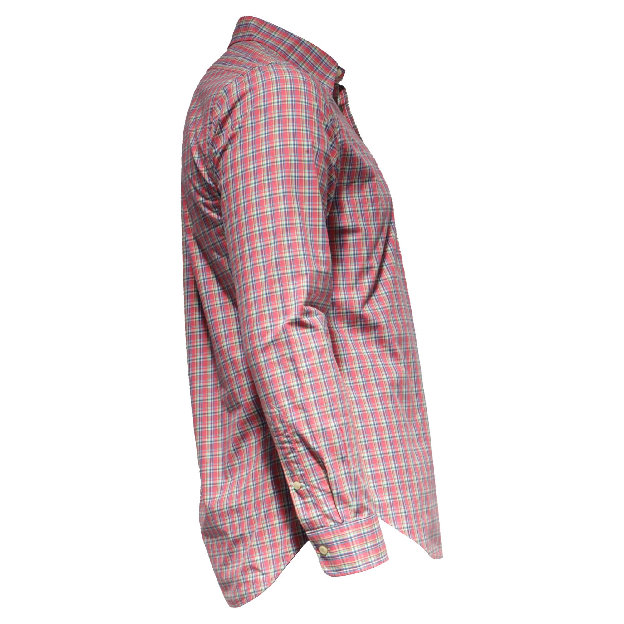 Ralph Lauren Ralph Lauren Slim Fit Checked Shirt in Red Cotton Size US M / EU 48-50 / 2 - 3 Thumbnail