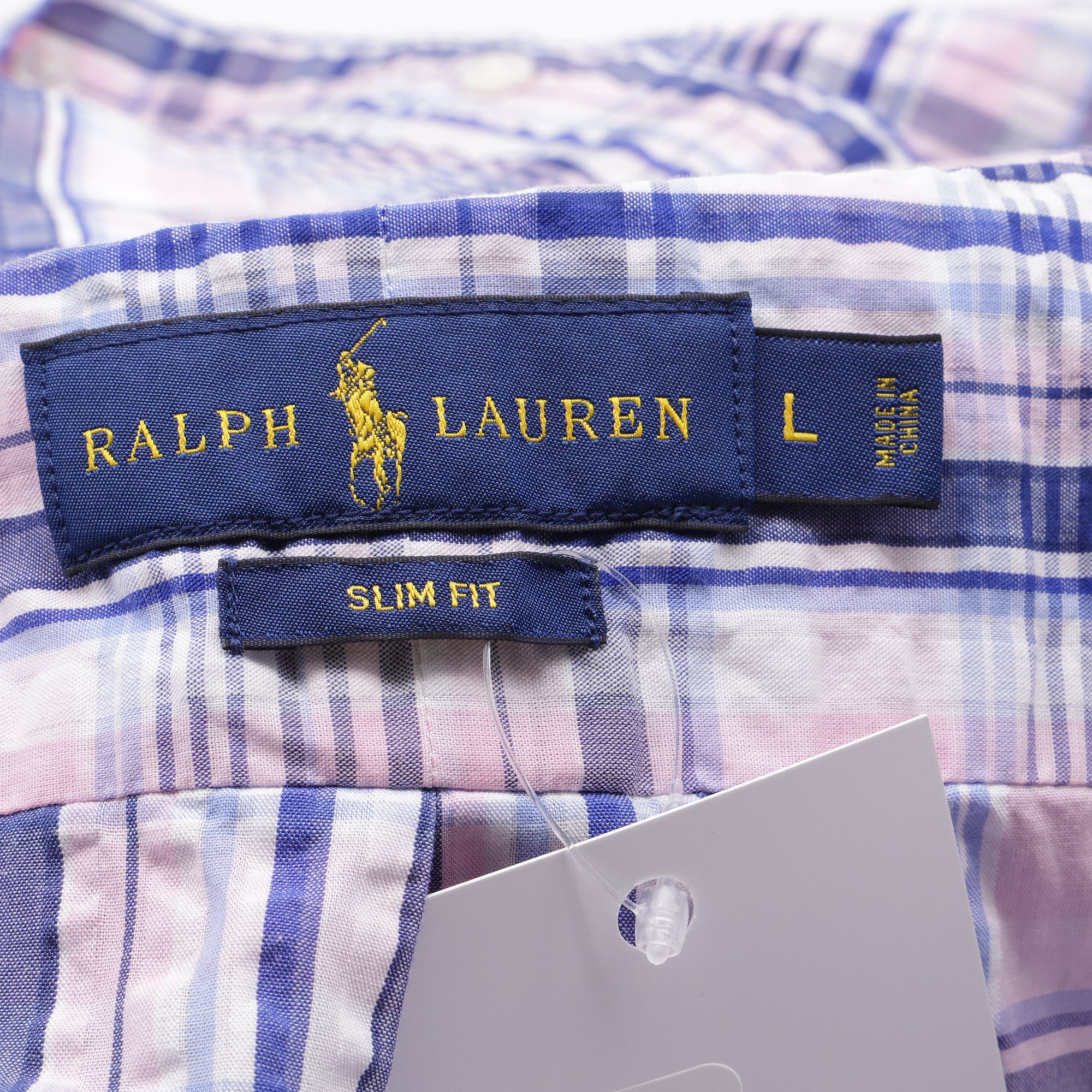 Ralph Lauren Ralph Lauren Plaid Button-Down Short Sleeve Shirt in Multico Size US M / EU 48-50 / 2 - 5 Thumbnail