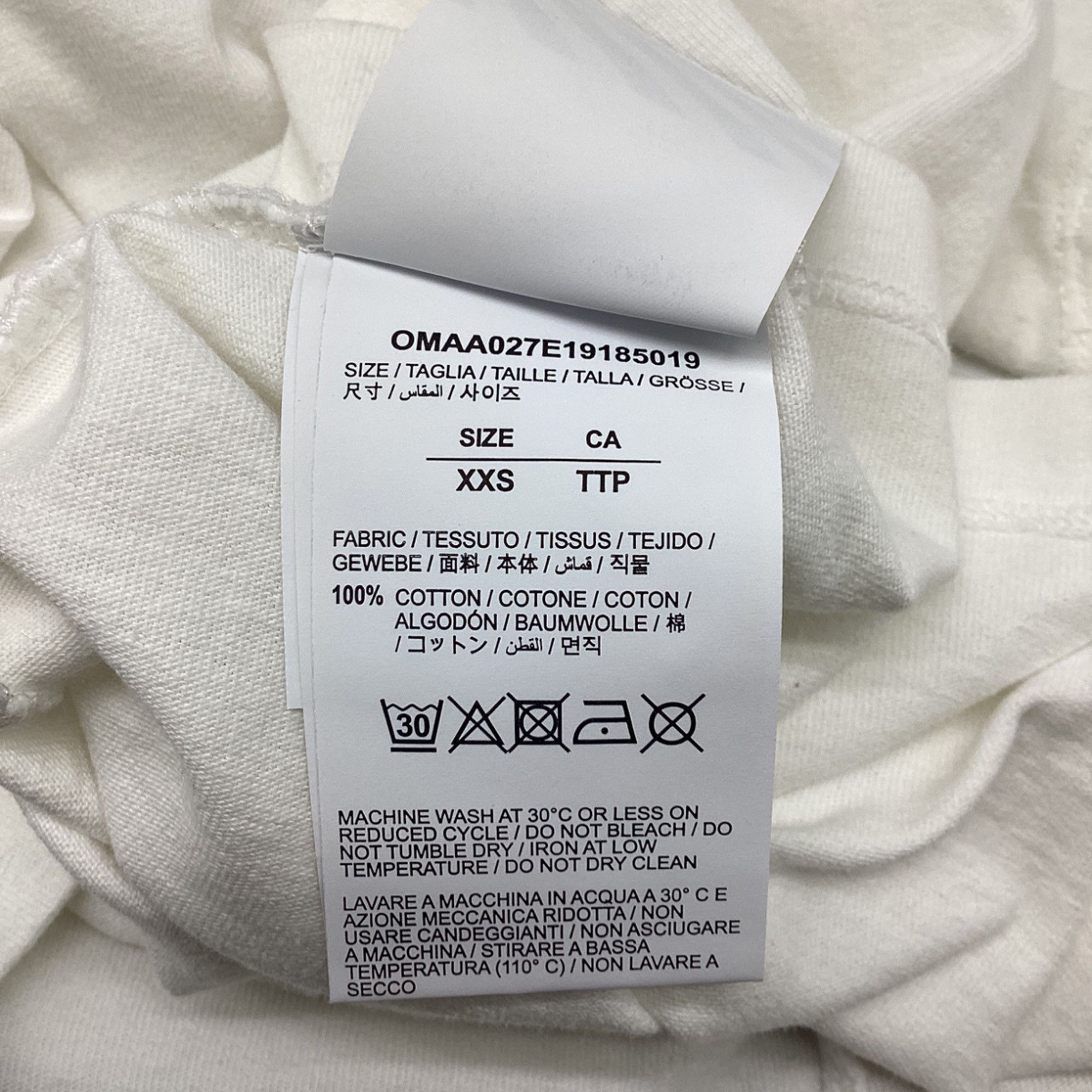 Off-White Off-White 2013 Logo-Print T-Shirt in White Cotton Size US M / EU 48-50 / 2 - 7 Thumbnail