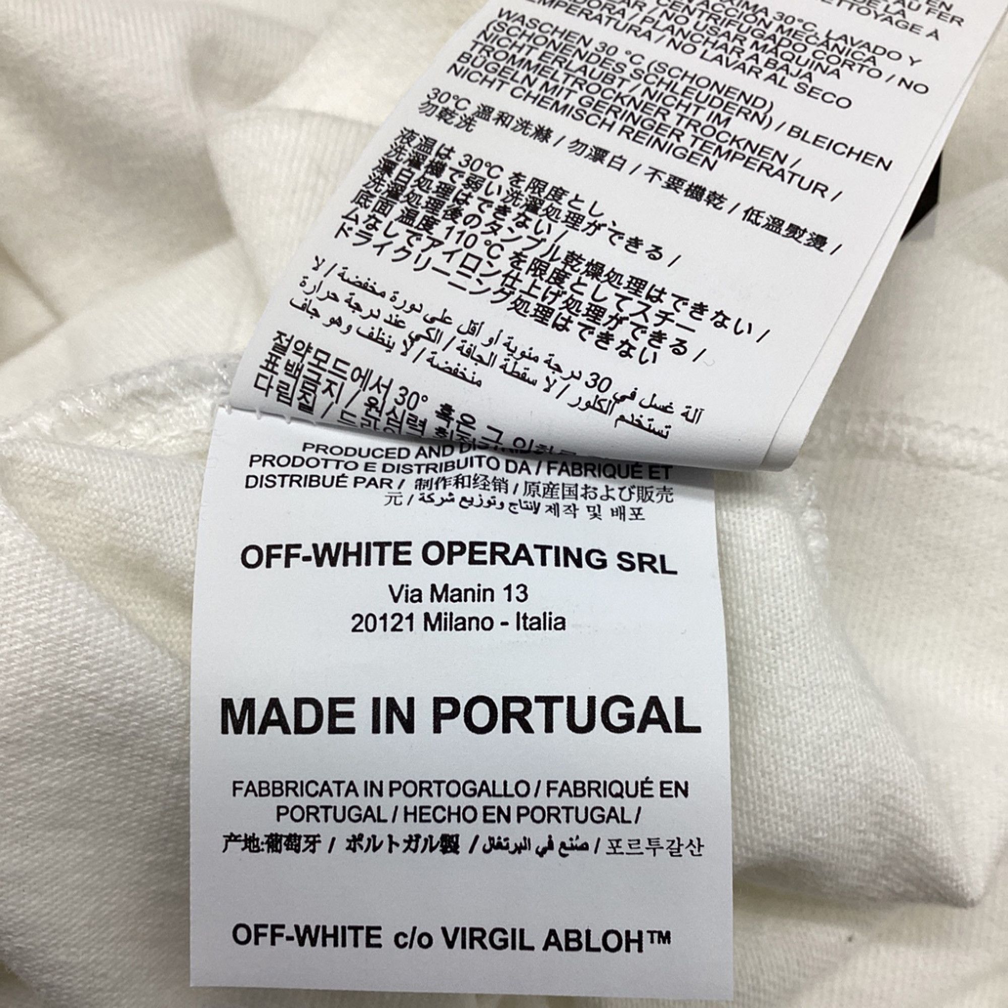 Off-White Off-White 2013 Logo-Print T-Shirt in White Cotton Size US M / EU 48-50 / 2 - 6 Thumbnail