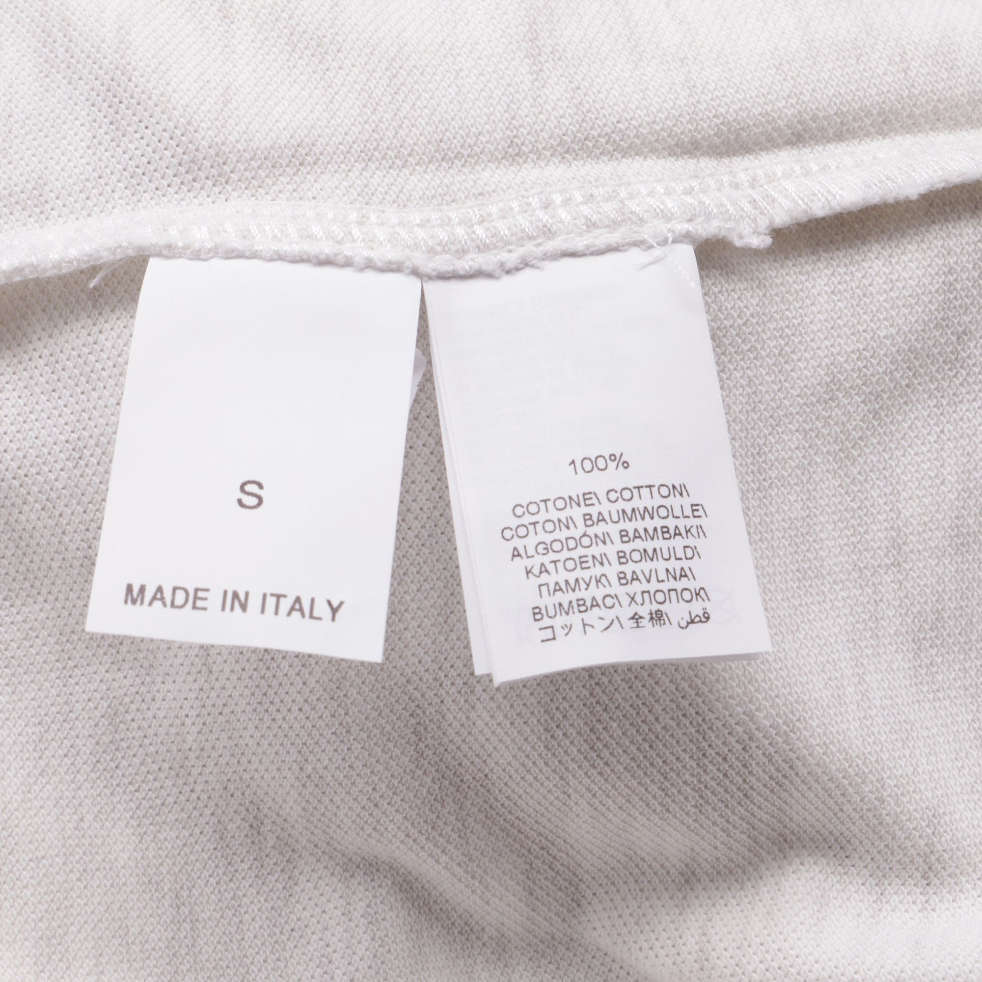 Brunello Cucinelli Brunello Cucinelli Short Sleeve Polo Shirt in White Cotton Size US XS / EU 42 / 0 - 5 Thumbnail
