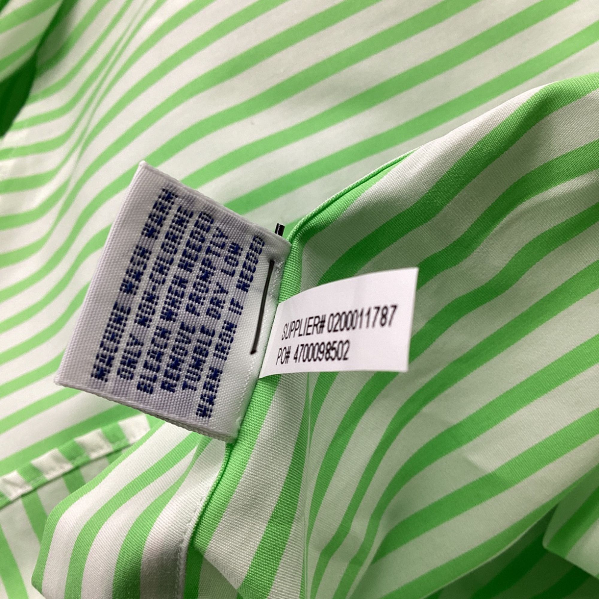 Ralph Lauren Polo Ralph Lauren Striped Shirt in Green Cotton Size US L / EU 52-54 / 3 - 6 Thumbnail