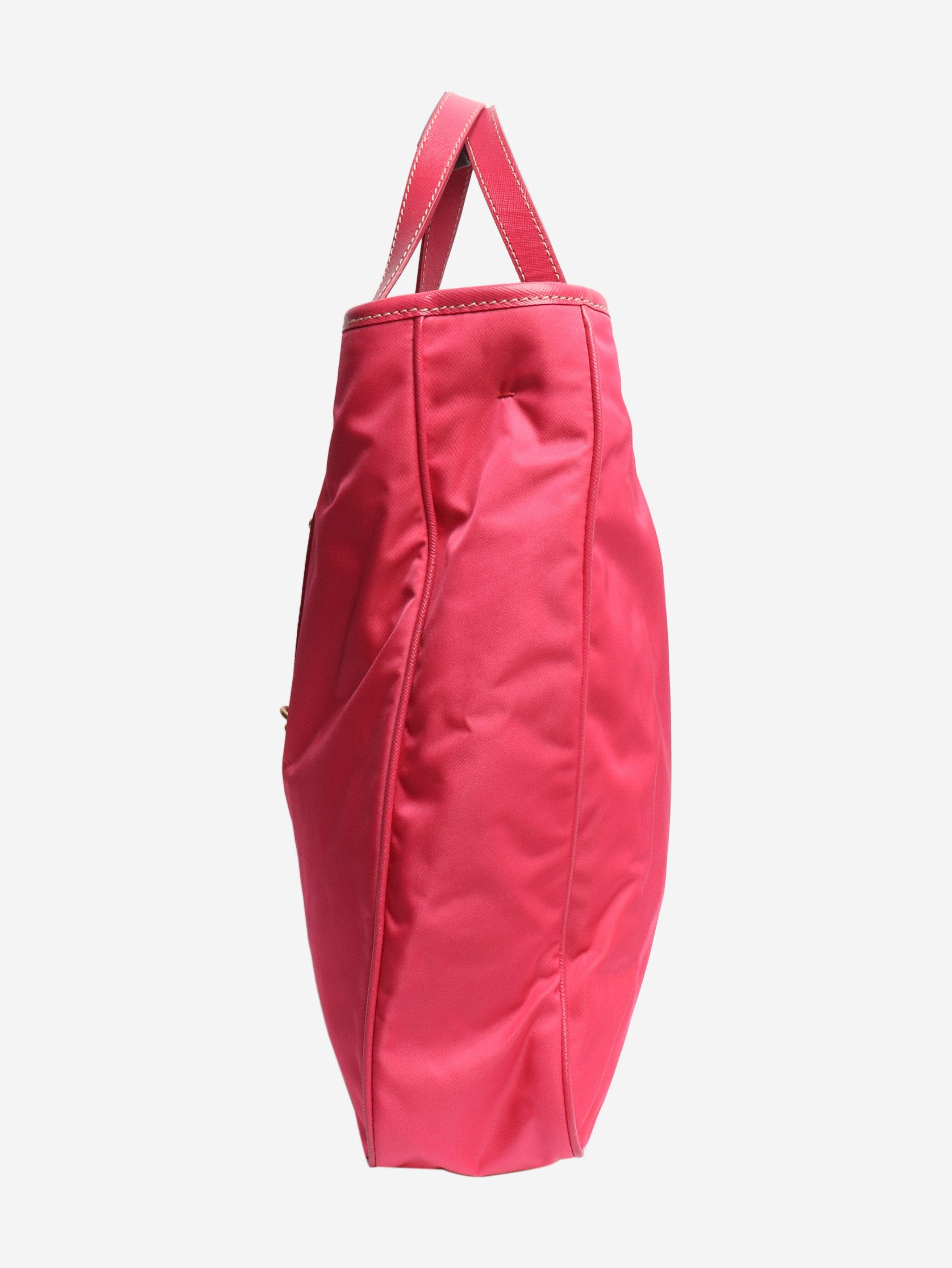 Prada Pink nylon tote bag Size ONE SIZE - 2 Thumbnail
