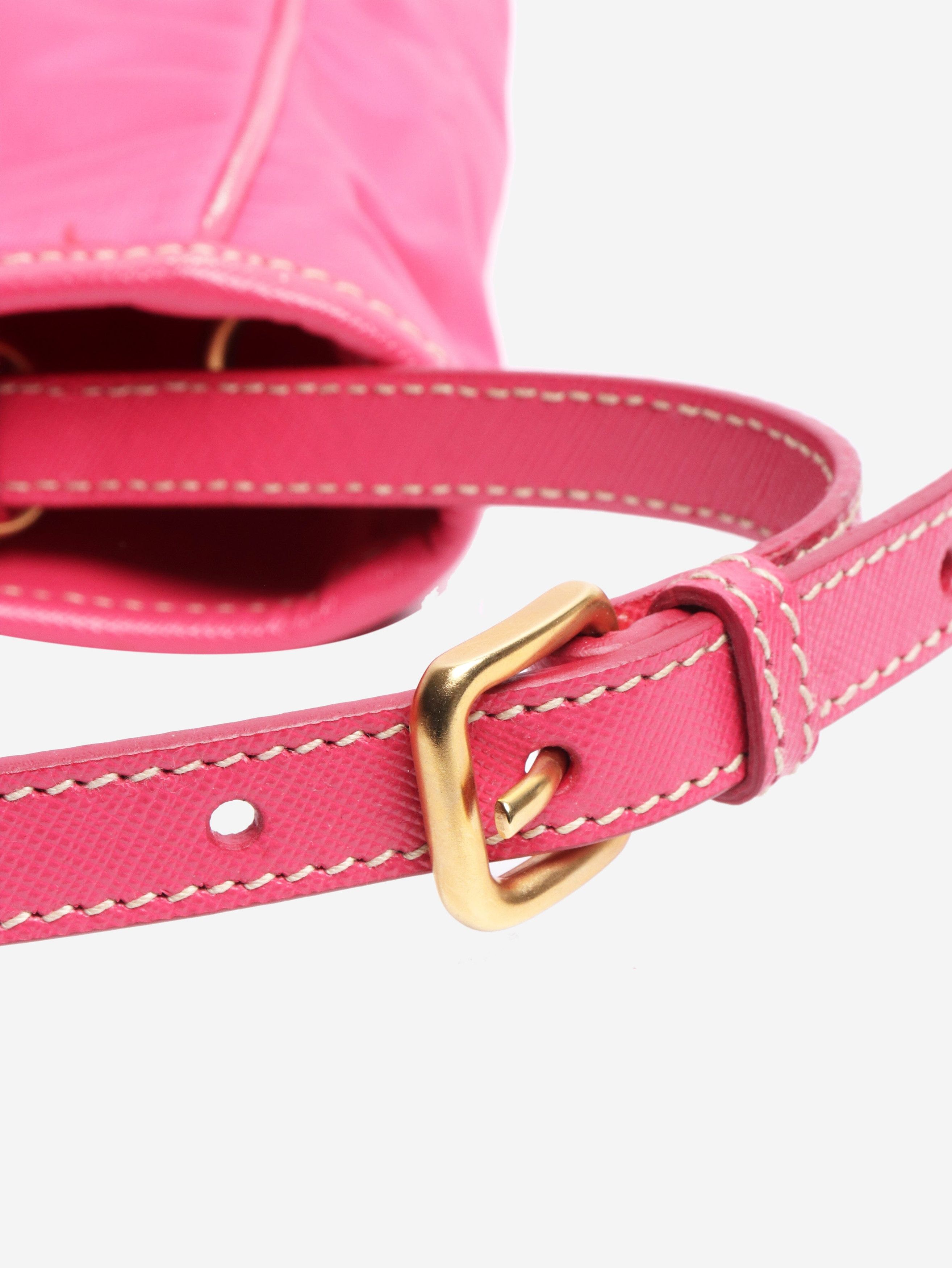 Prada Pink nylon tote bag Size ONE SIZE - 8 Thumbnail