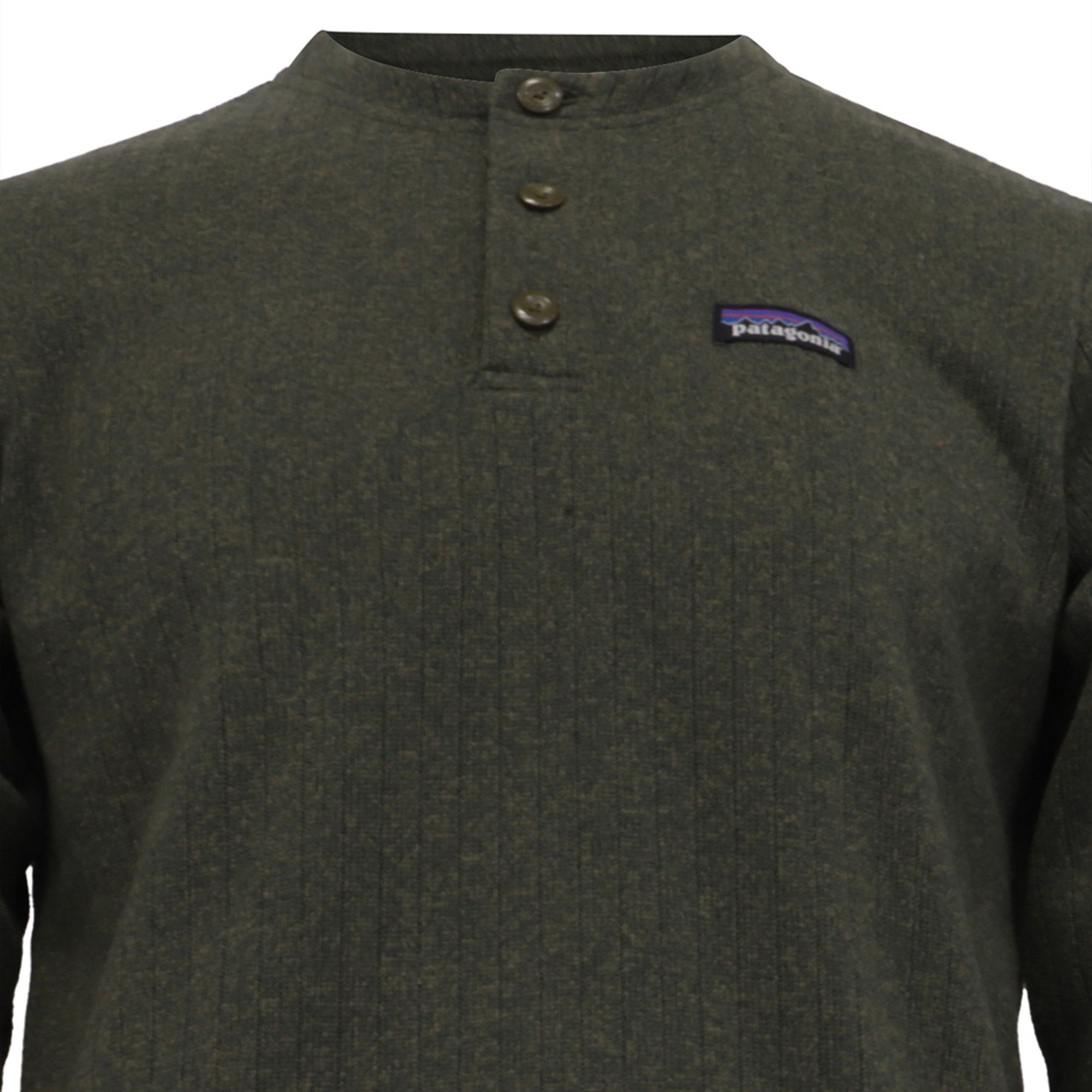 Patagonia Patagonia Ribbed-Knit Sweater in Olive Polyester Size US XL / EU 56 / 4 - 2 Thumbnail