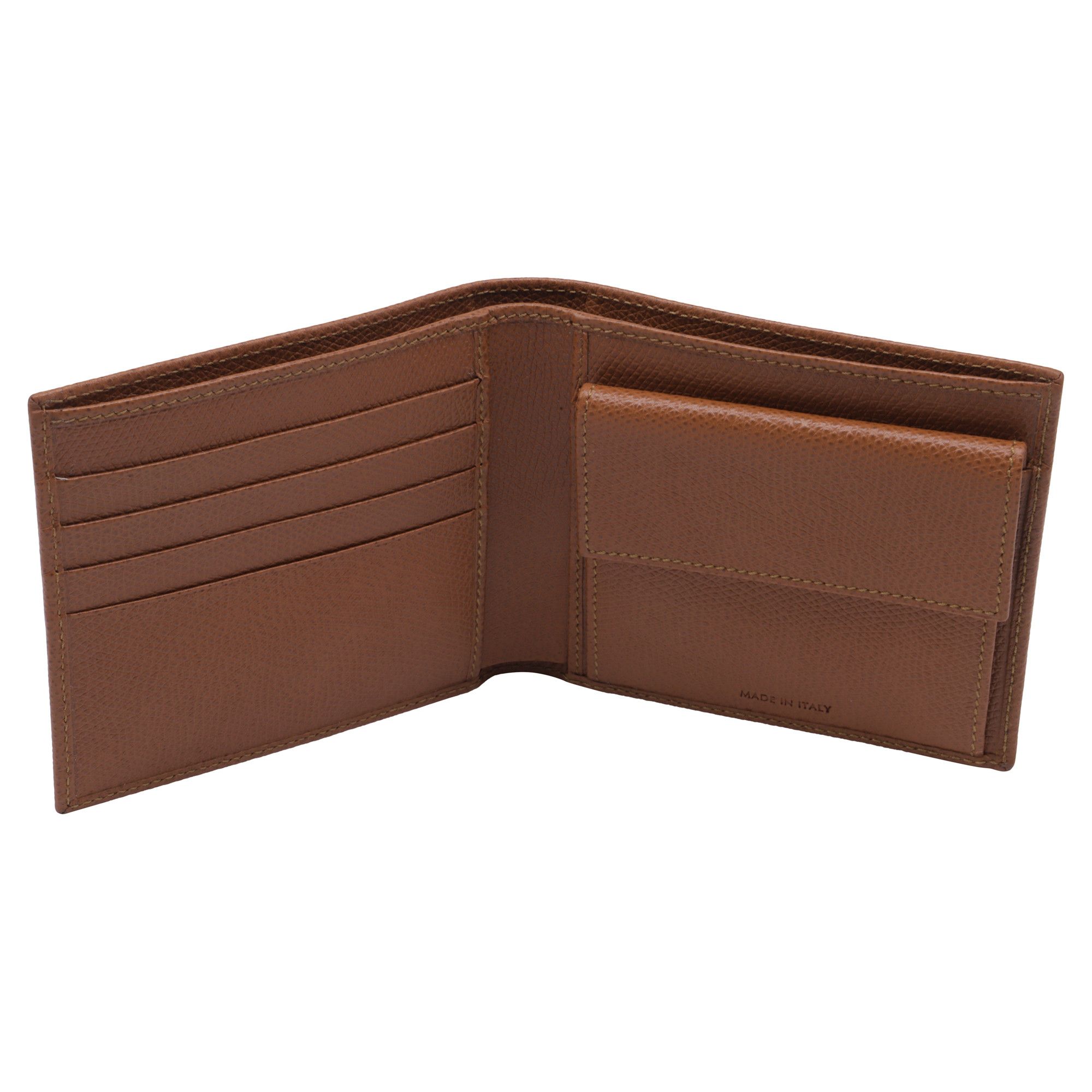 Bvlgari Bvlgari Bi-Fold Wallet in Brown Leather Size ONE SIZE - 6 Thumbnail