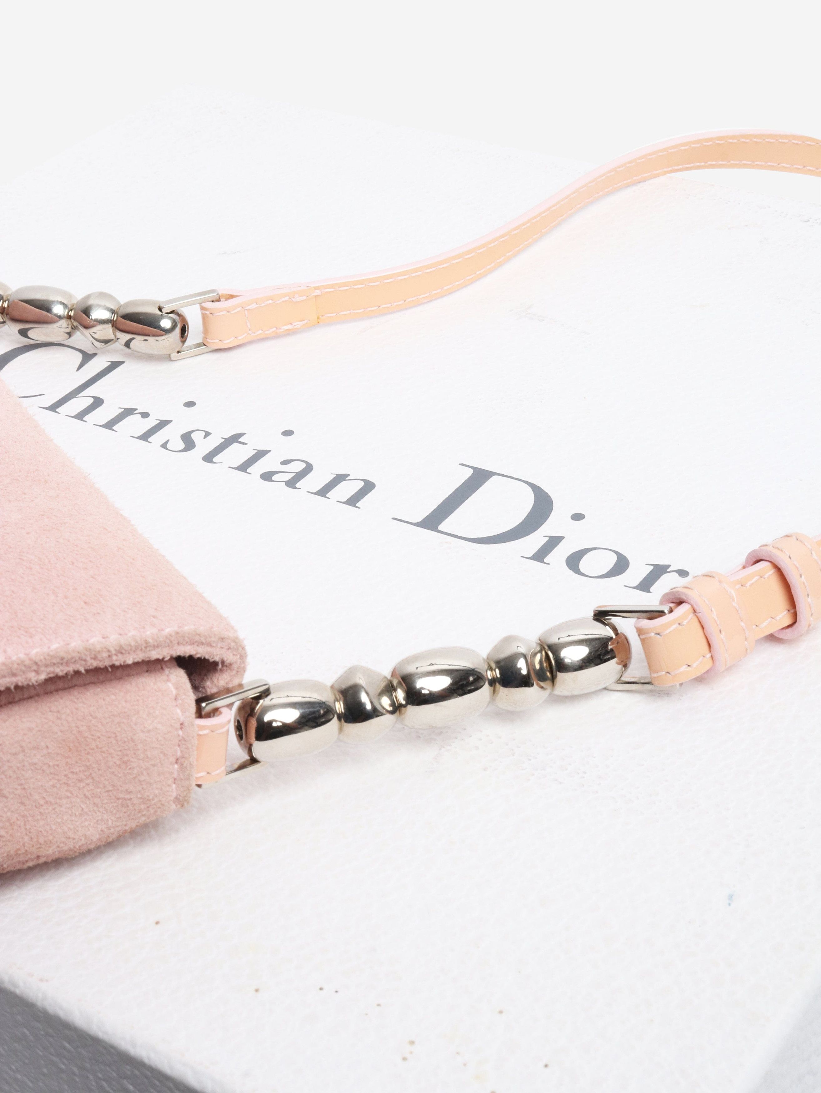 Dior Pink vintage 2000 Malice suede shoulder bag Size ONE SIZE - 8 Thumbnail