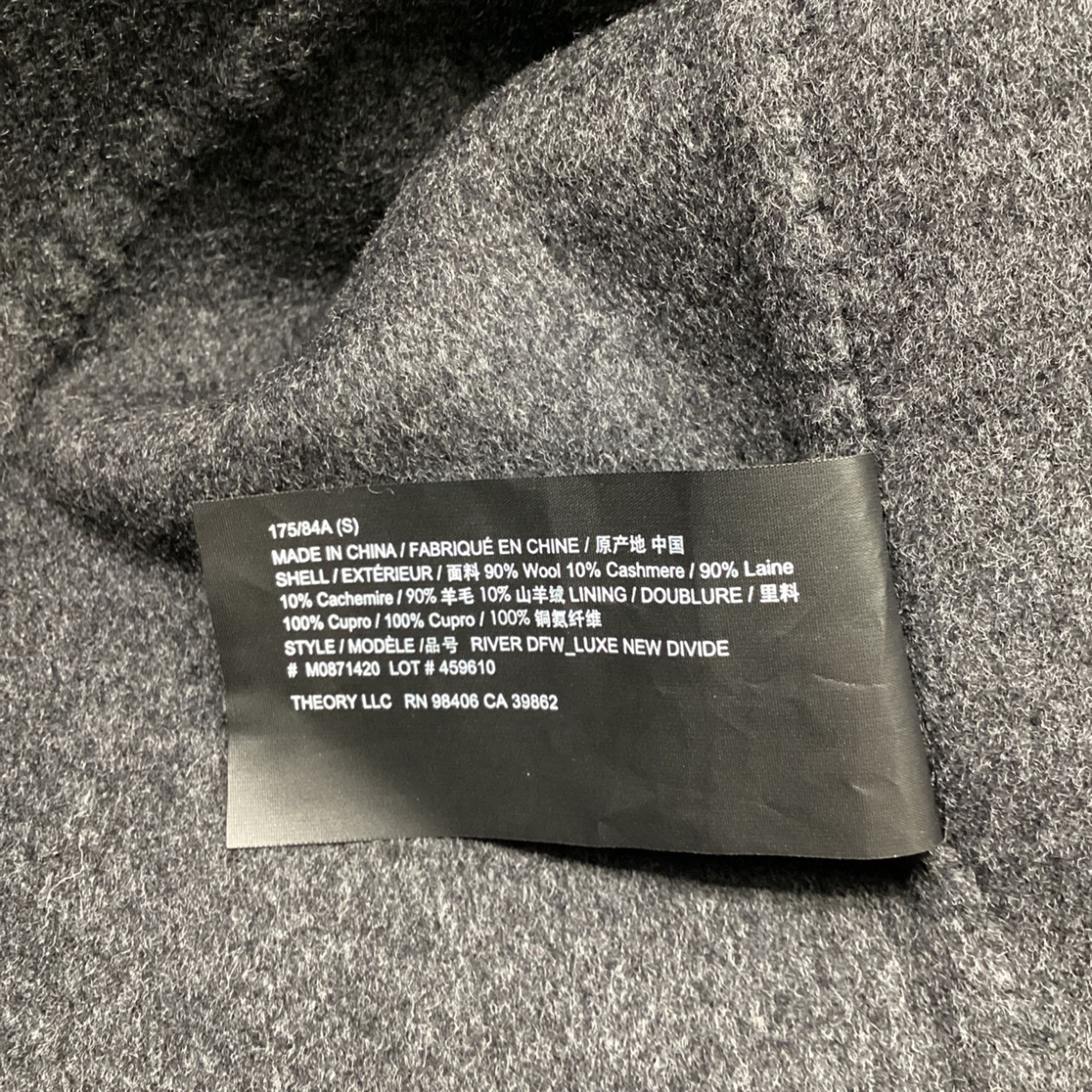 Theory Theory Trucker Jacket in Grey Wool Size US XS / EU 42 / 0 - 6 Thumbnail