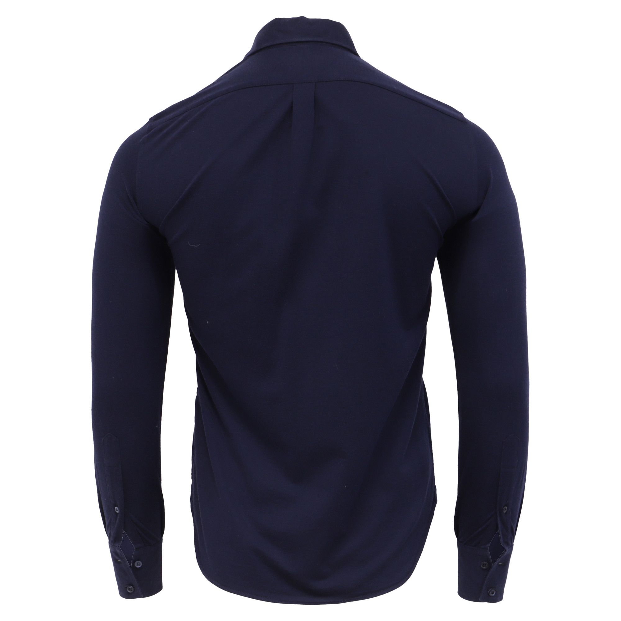 Brunello Cucinelli Brunello Cucinelli Button Down Shirt in Navy Blue Cotton Size US L / EU 52-54 / 3 - 4 Thumbnail