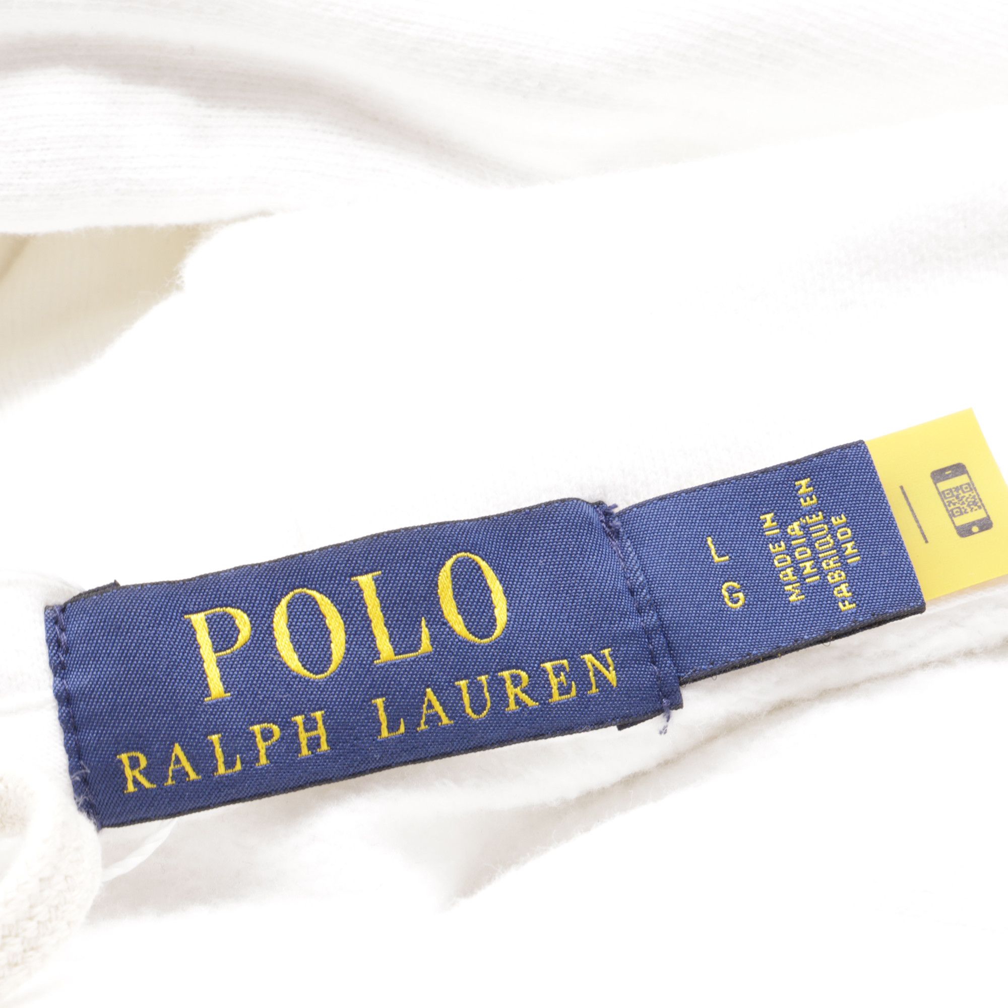 Ralph Lauren Polo Ralph Logo Embroidered Hoodie in White Cotton Size US M / EU 48-50 / 2 - 5 Thumbnail