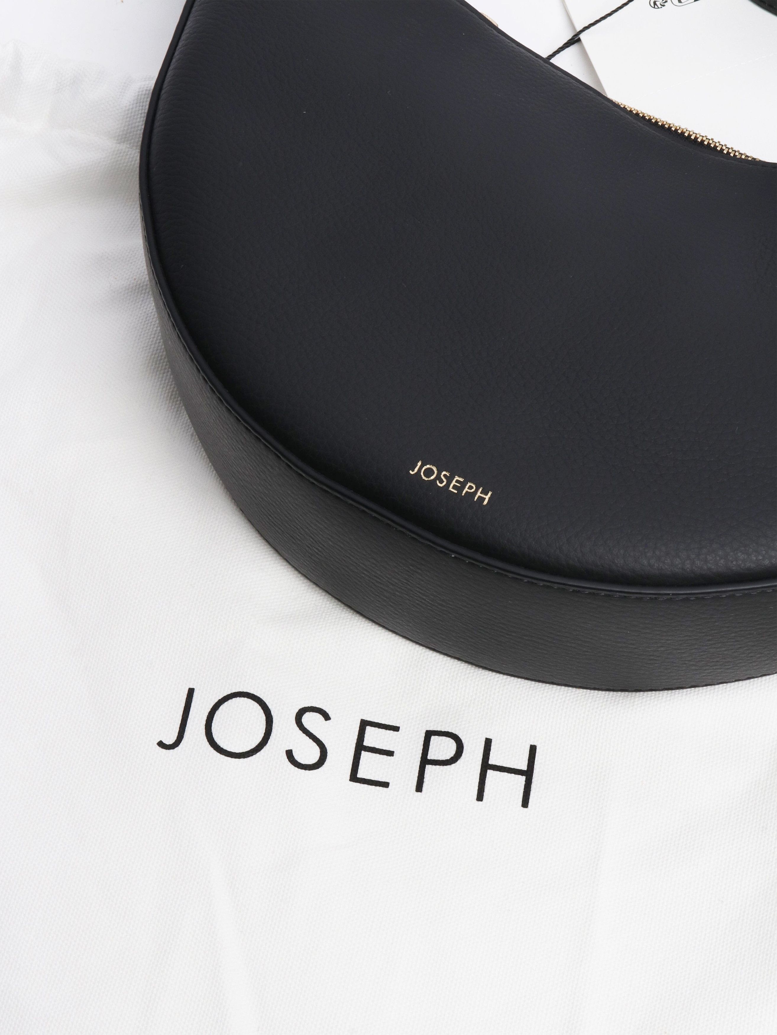 Joseph Black half moon bag Size ONE SIZE - 6 Thumbnail