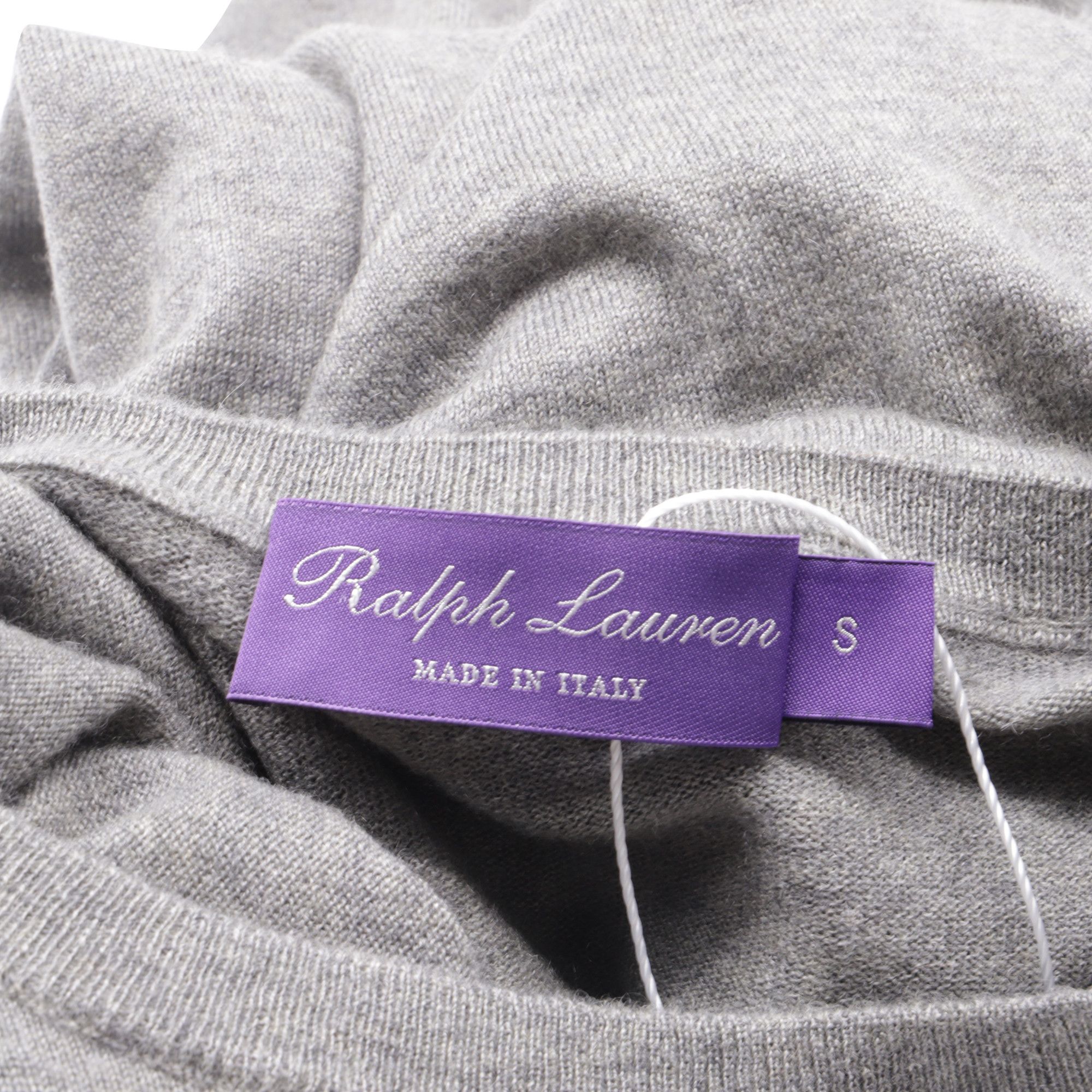 Ralph Lauren Ralph Lauren Purple Label Crewneck Sweater in Grey Cashmere Size US XS / EU 42 / 0 - 3 Thumbnail