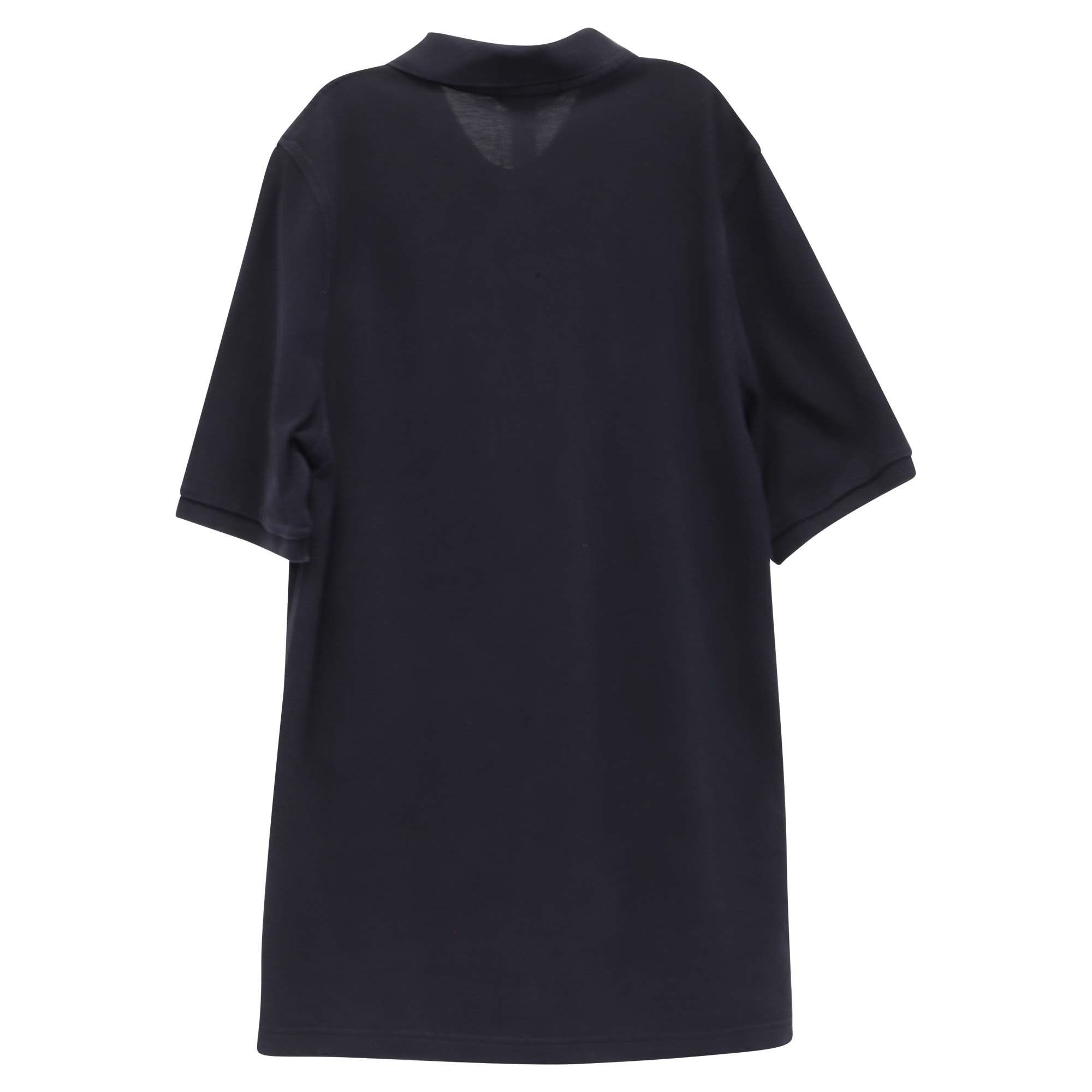Burberry Burberry Logo-Embroidered Polo Shirt in Black Cotton Size US L / EU 52-54 / 3 - 2 Thumbnail