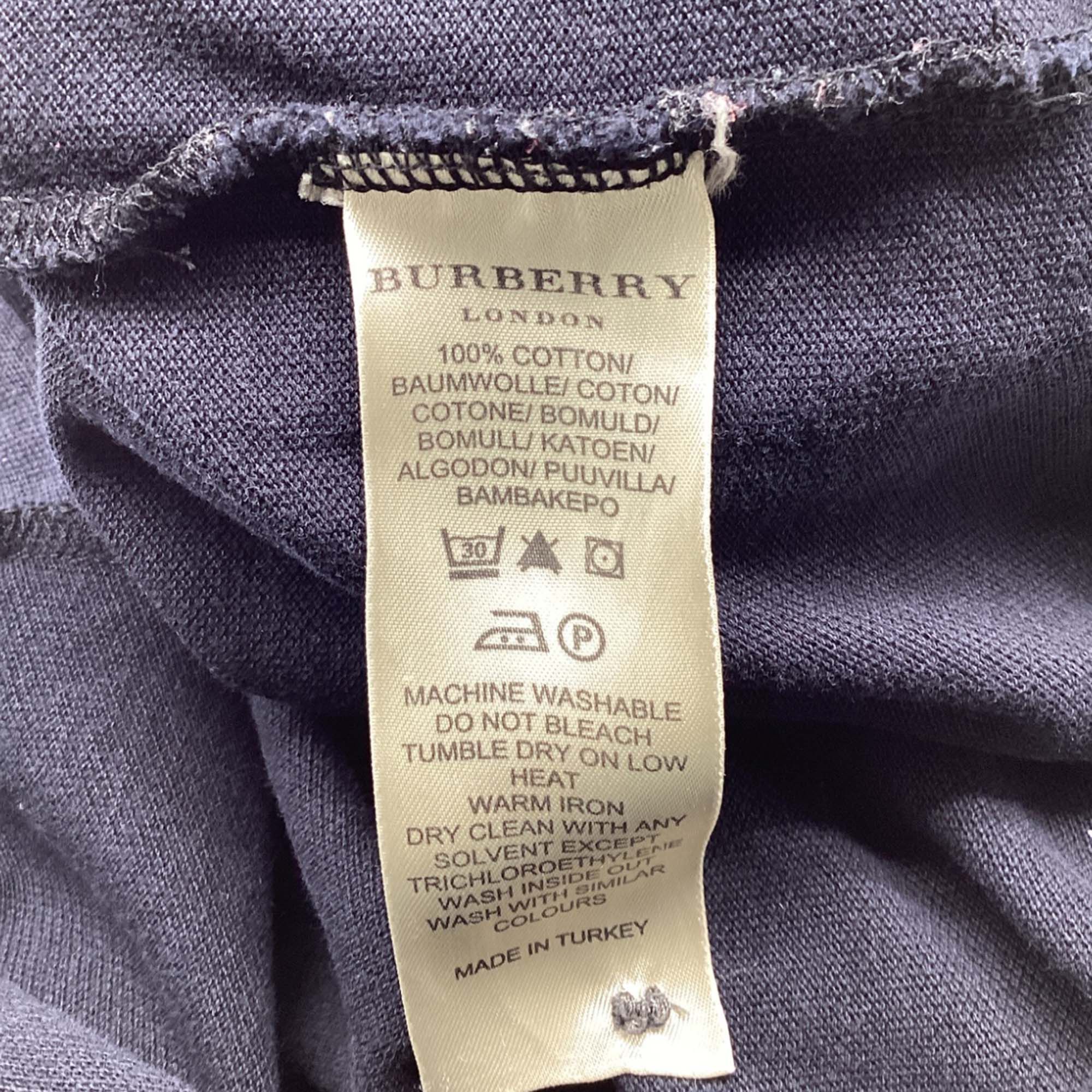 Burberry Burberry Logo-Embroidered Polo Shirt in Black Cotton Size US L / EU 52-54 / 3 - 3 Thumbnail