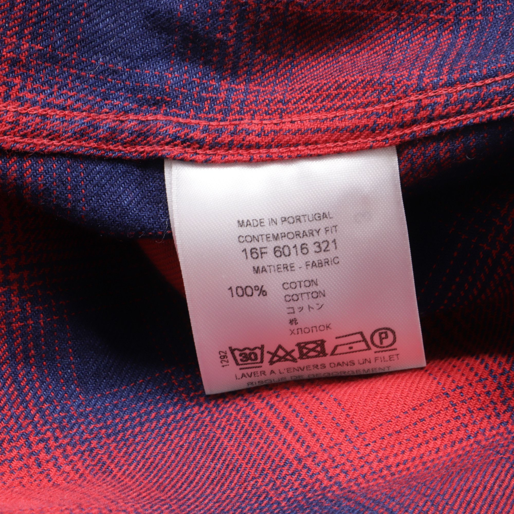 Givenchy Givenchy Button-Down Plaid Flannel Shirt in Multicolor Cotto Size US XXL / EU 58 / 5 - 7 Thumbnail