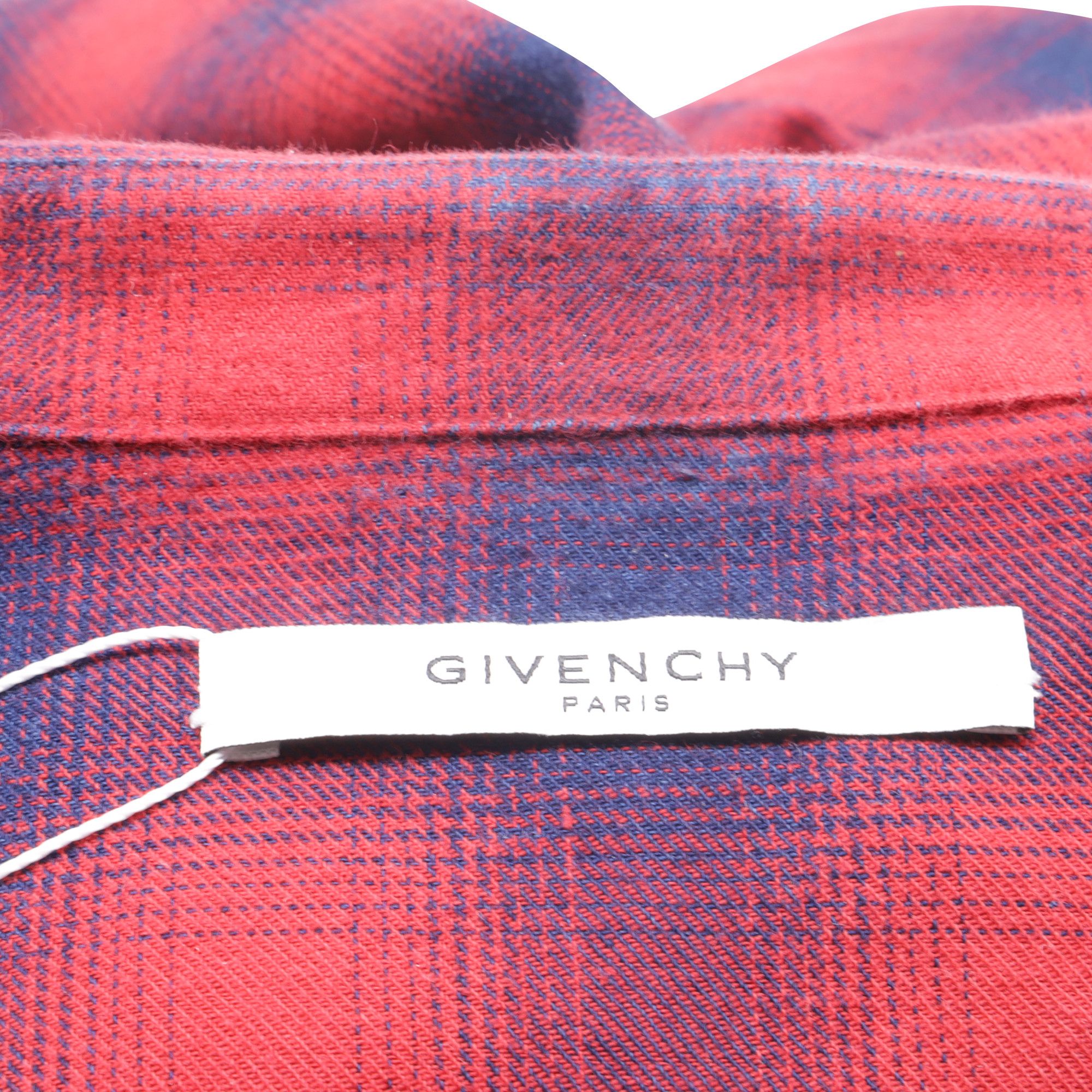 Givenchy Givenchy Button-Down Plaid Flannel Shirt in Multicolor Cotto Size US XXL / EU 58 / 5 - 6 Thumbnail