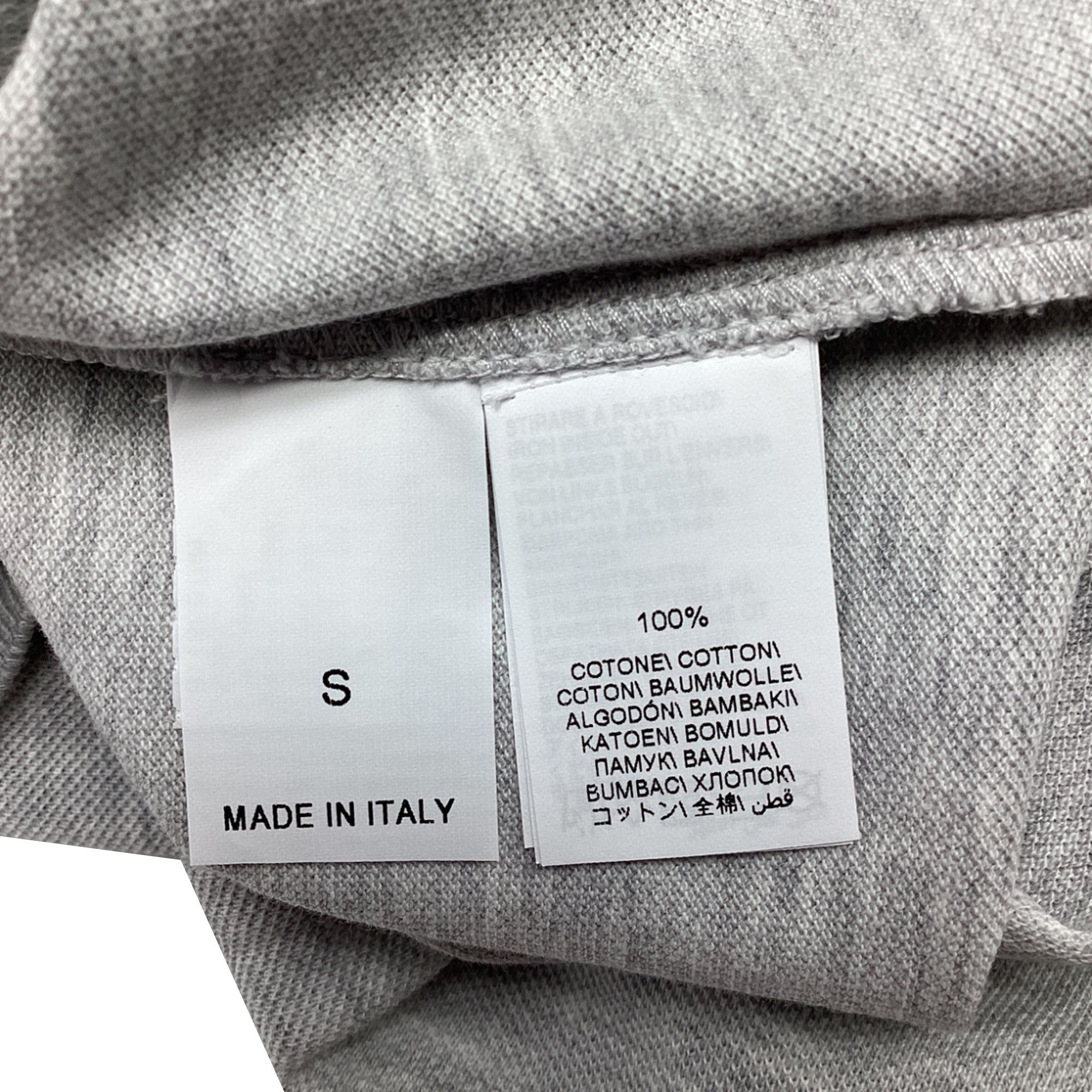 Brunello Cucinelli Brunello Cucinelli Short Sleeve Polo Shirt in Grey Cotton Size US XS / EU 42 / 0 - 4 Thumbnail