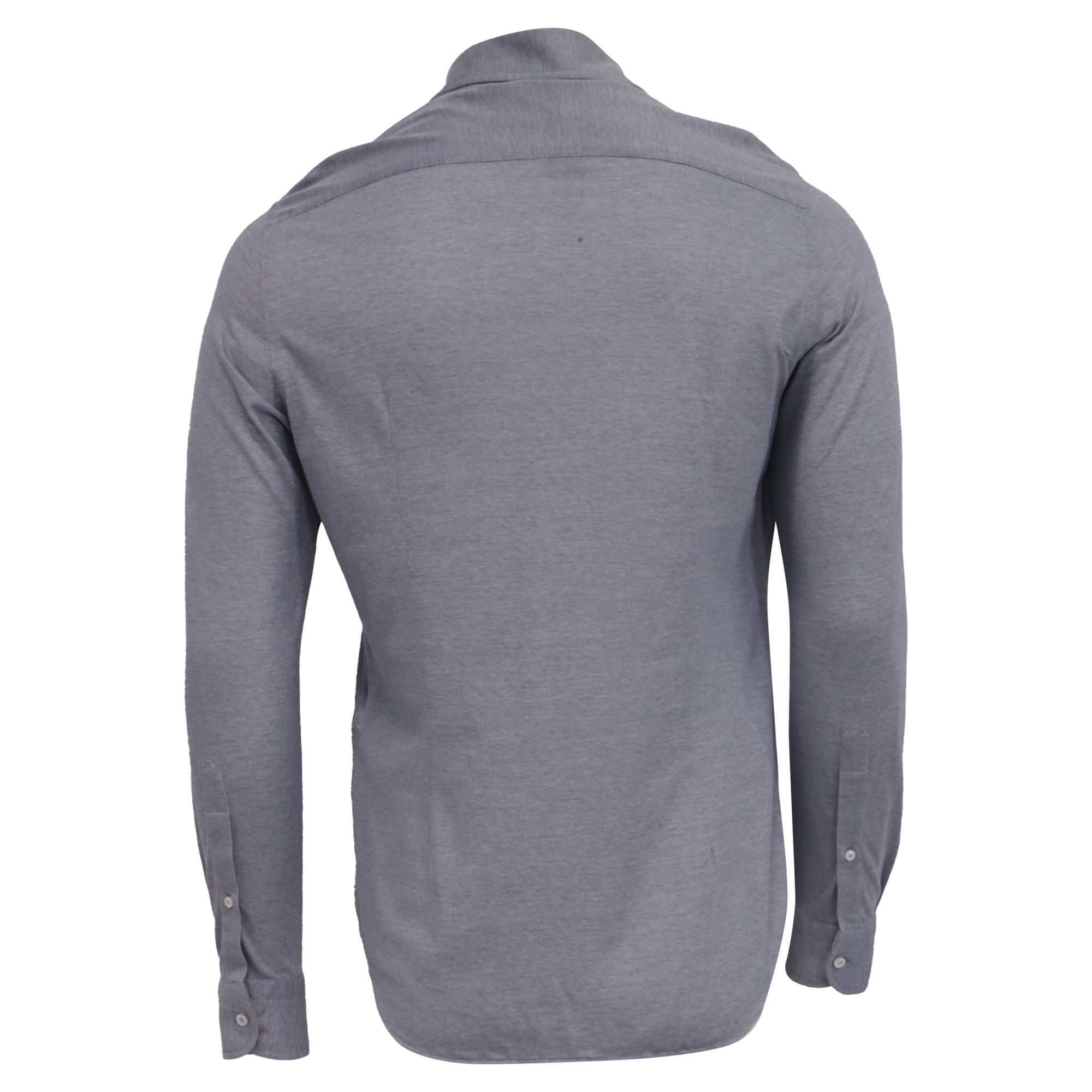 Loro Piana Loro Piana Button-Down Long Sleeve Shirt in Grey Cotton Size US M / EU 48-50 / 2 - 4 Thumbnail