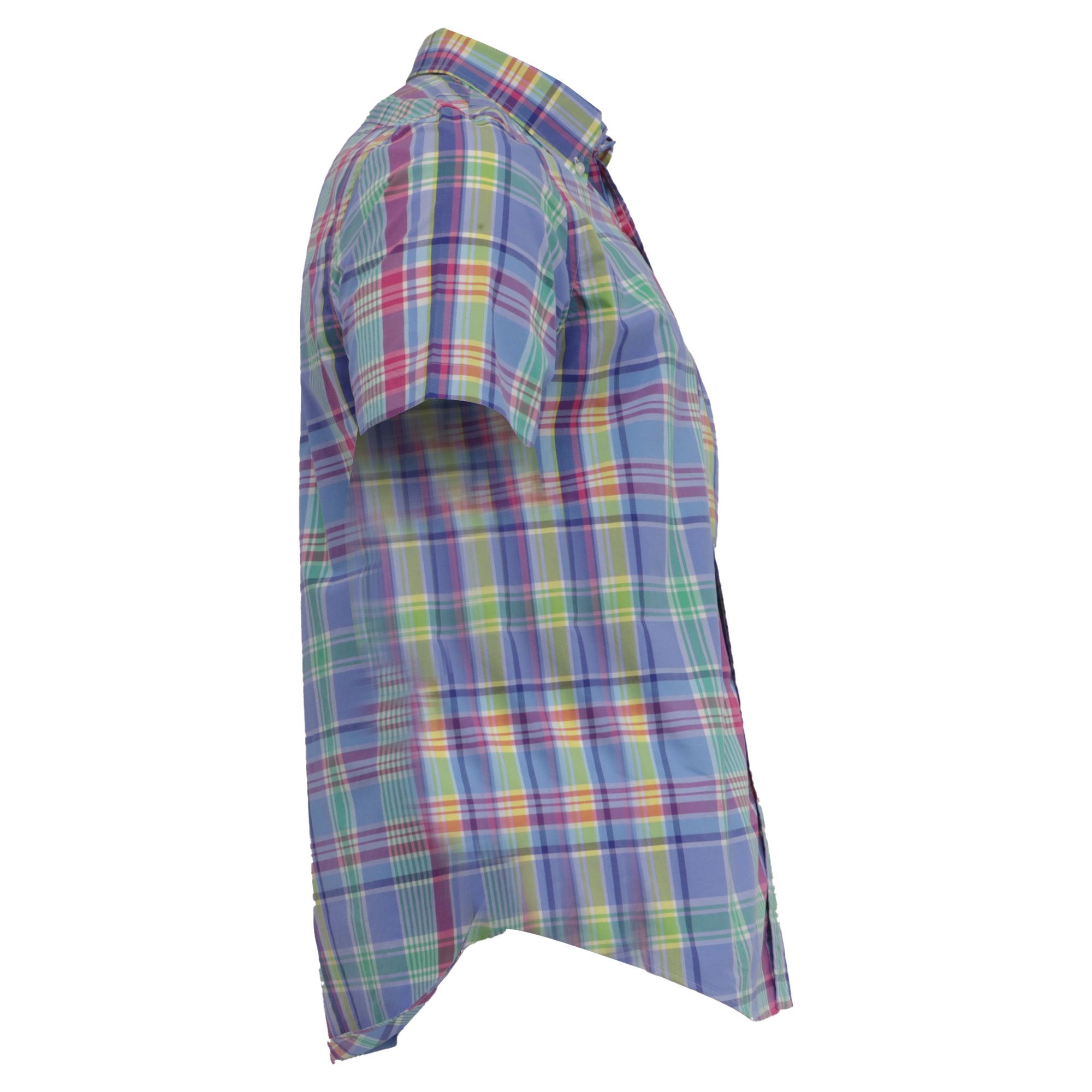 Ralph Lauren Ralph Lauren Plaid Button-Down Short Sleeve Shirt in Multico Size US L / EU 52-54 / 3 - 3 Thumbnail