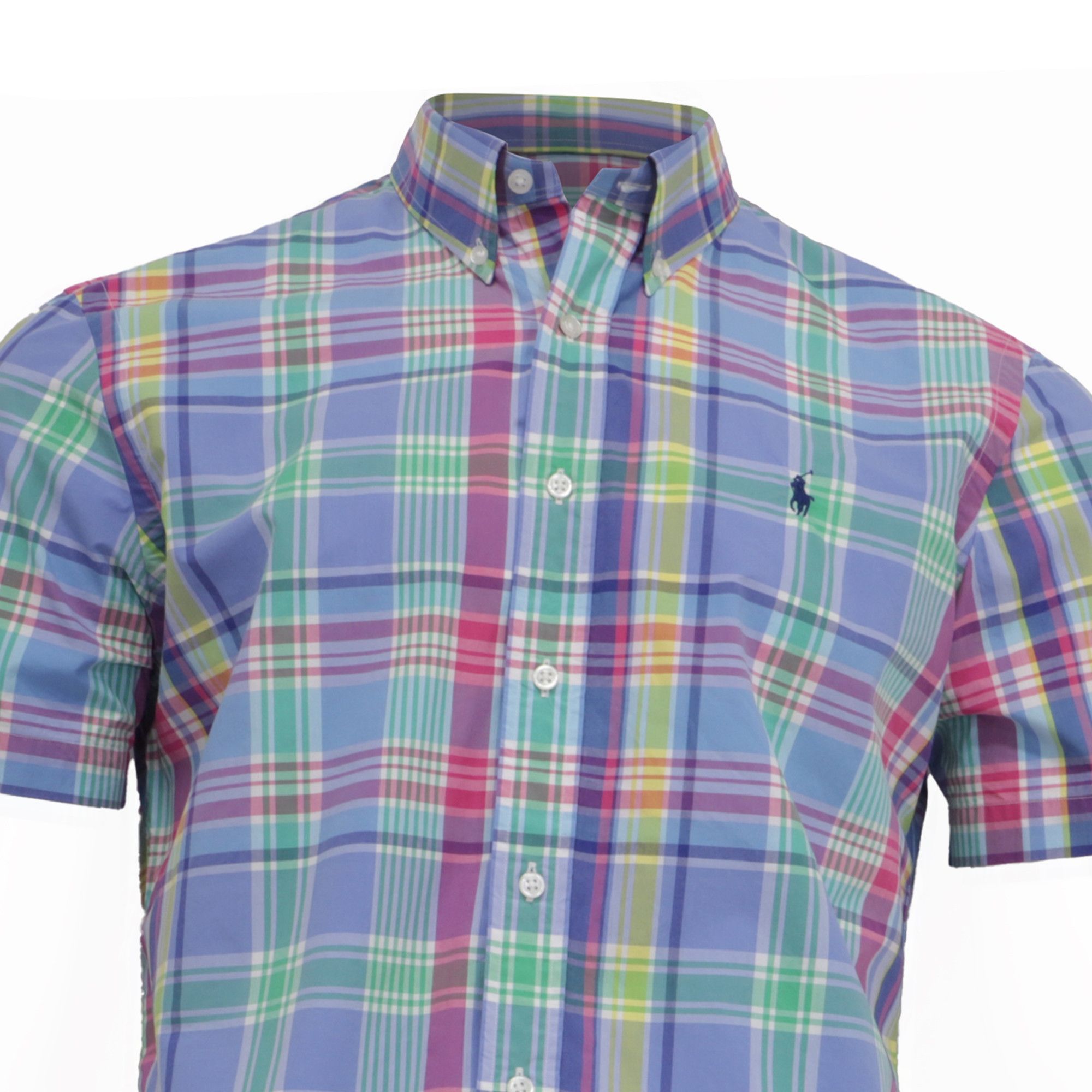 Ralph Lauren Ralph Lauren Plaid Button-Down Short Sleeve Shirt in Multico Size US L / EU 52-54 / 3 - 2 Thumbnail