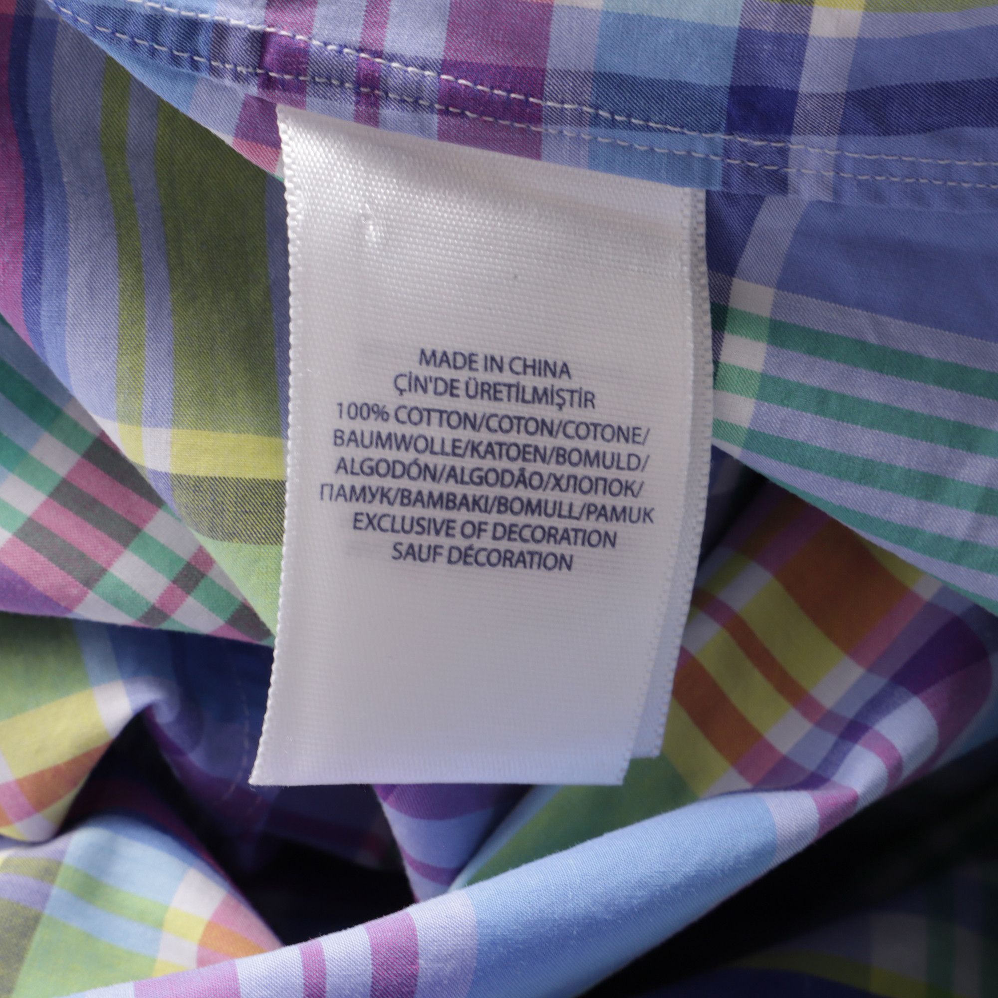 Ralph Lauren Ralph Lauren Plaid Button-Down Short Sleeve Shirt in Multico Size US L / EU 52-54 / 3 - 6 Thumbnail