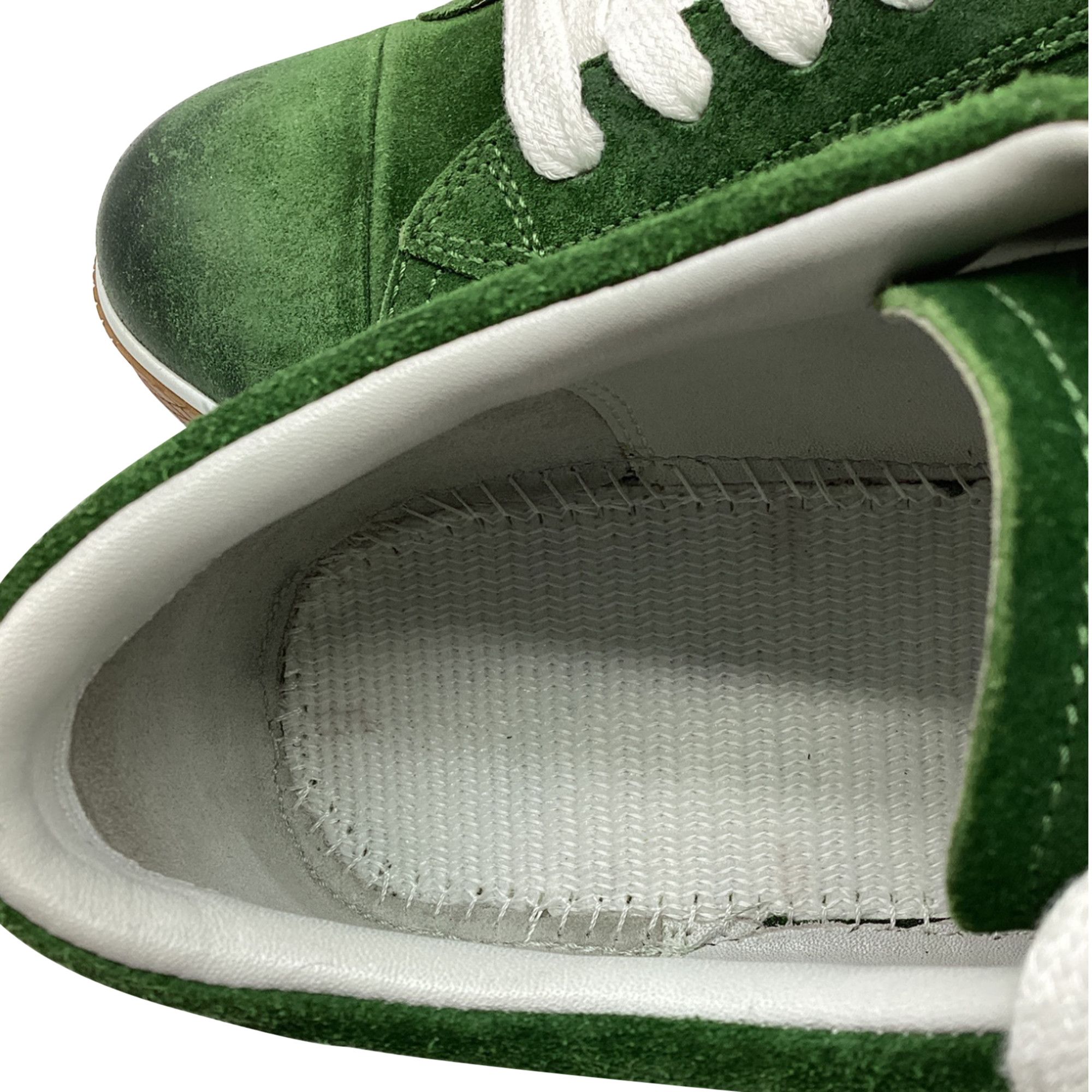 Prada Prada Sport Cap-Toe Sneakers in Olive Suede Size US 7 / EU 40 - 10 Thumbnail