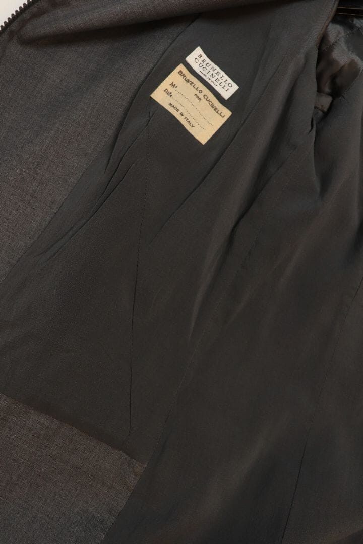 Brunello Cucinelli Grey dropped hem jacket - UK 8 Size S / US 4 / IT 40 - 5 Thumbnail