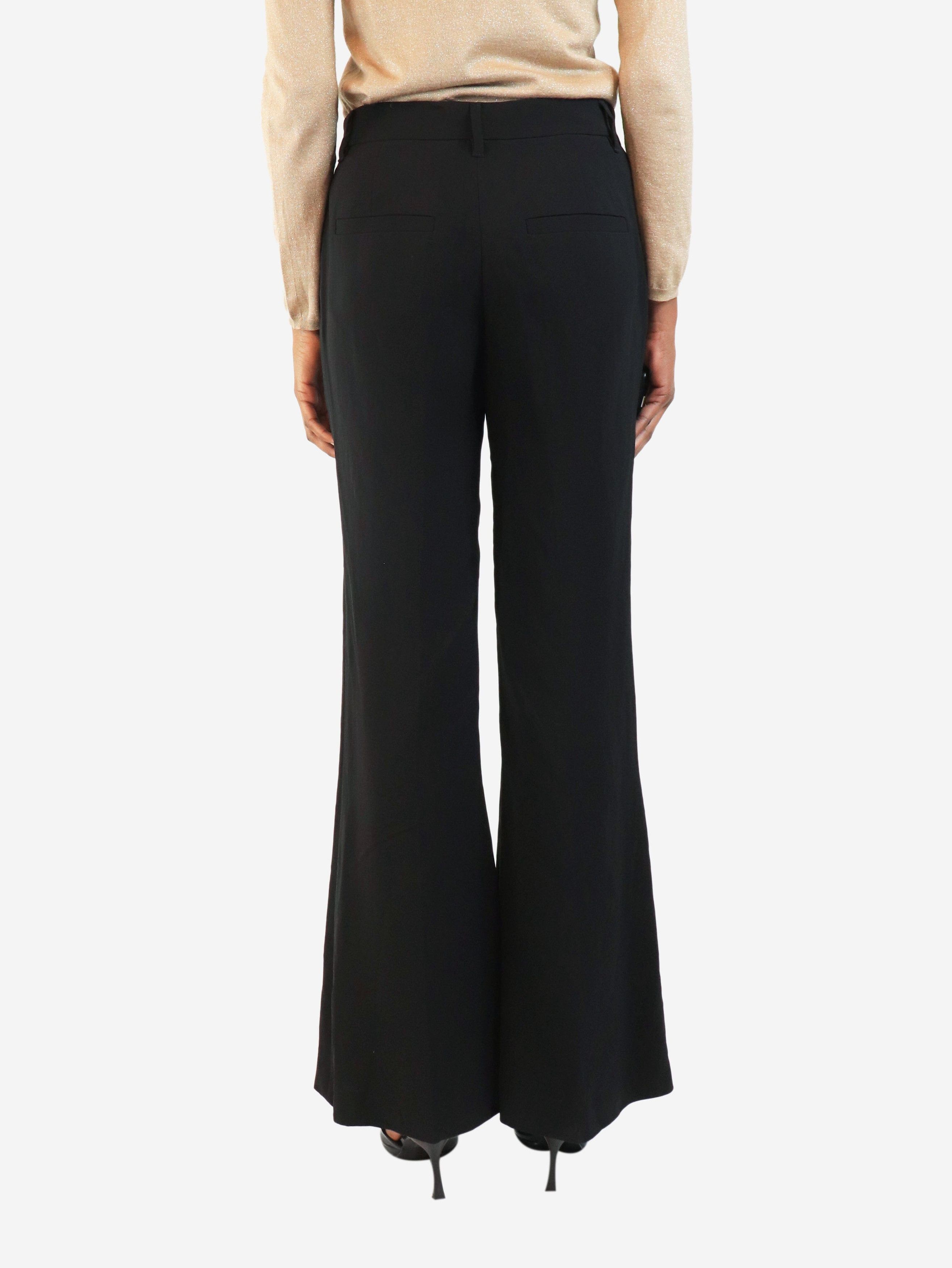 Brunello Cucinelli Black flared trousers - UK 6 Size 26" / US 2 / IT 38 - 4 Thumbnail