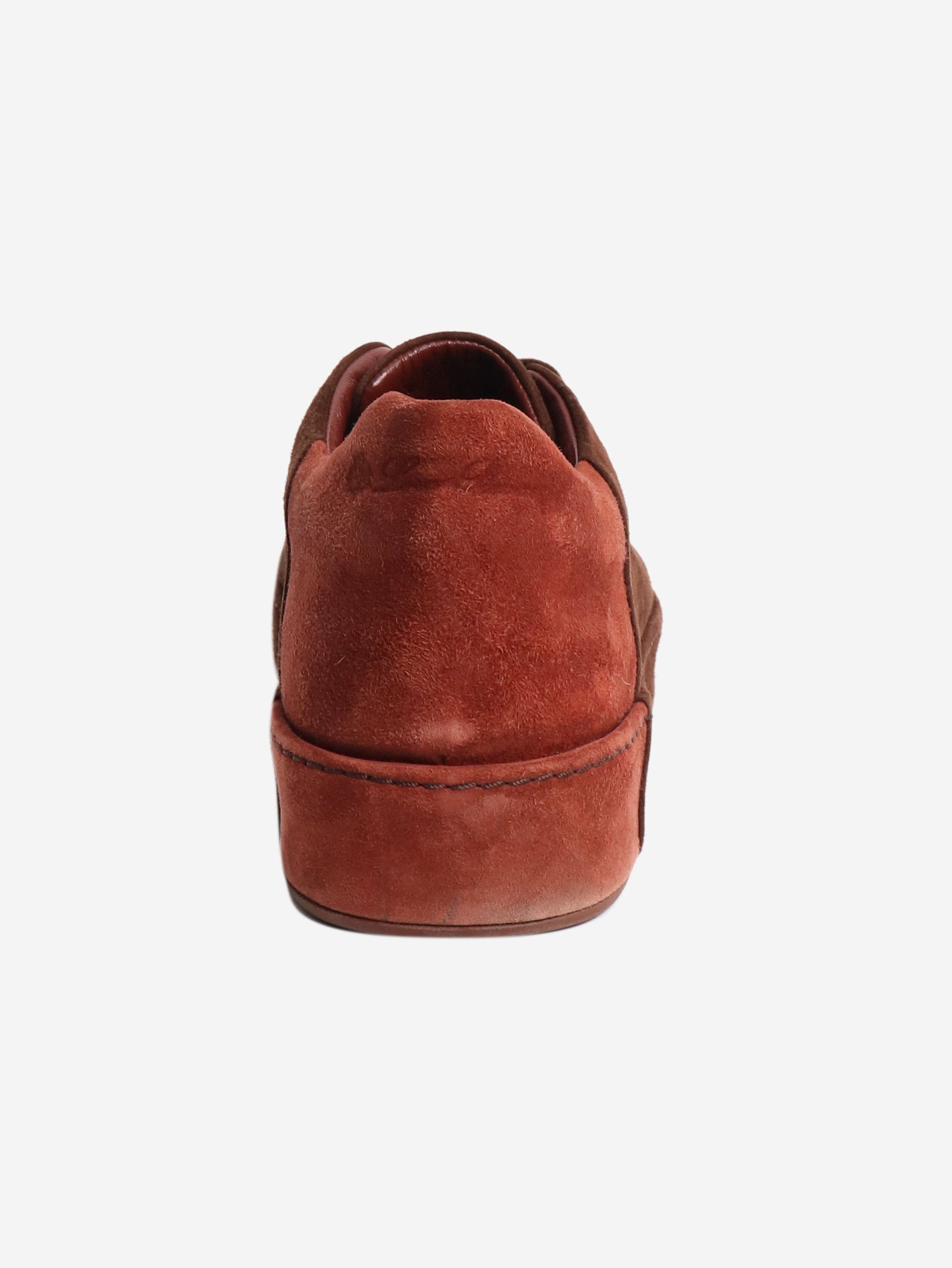 Loro Piana Brown suede trainers - EU 39 Size US 8 / IT 38 - 3 Thumbnail