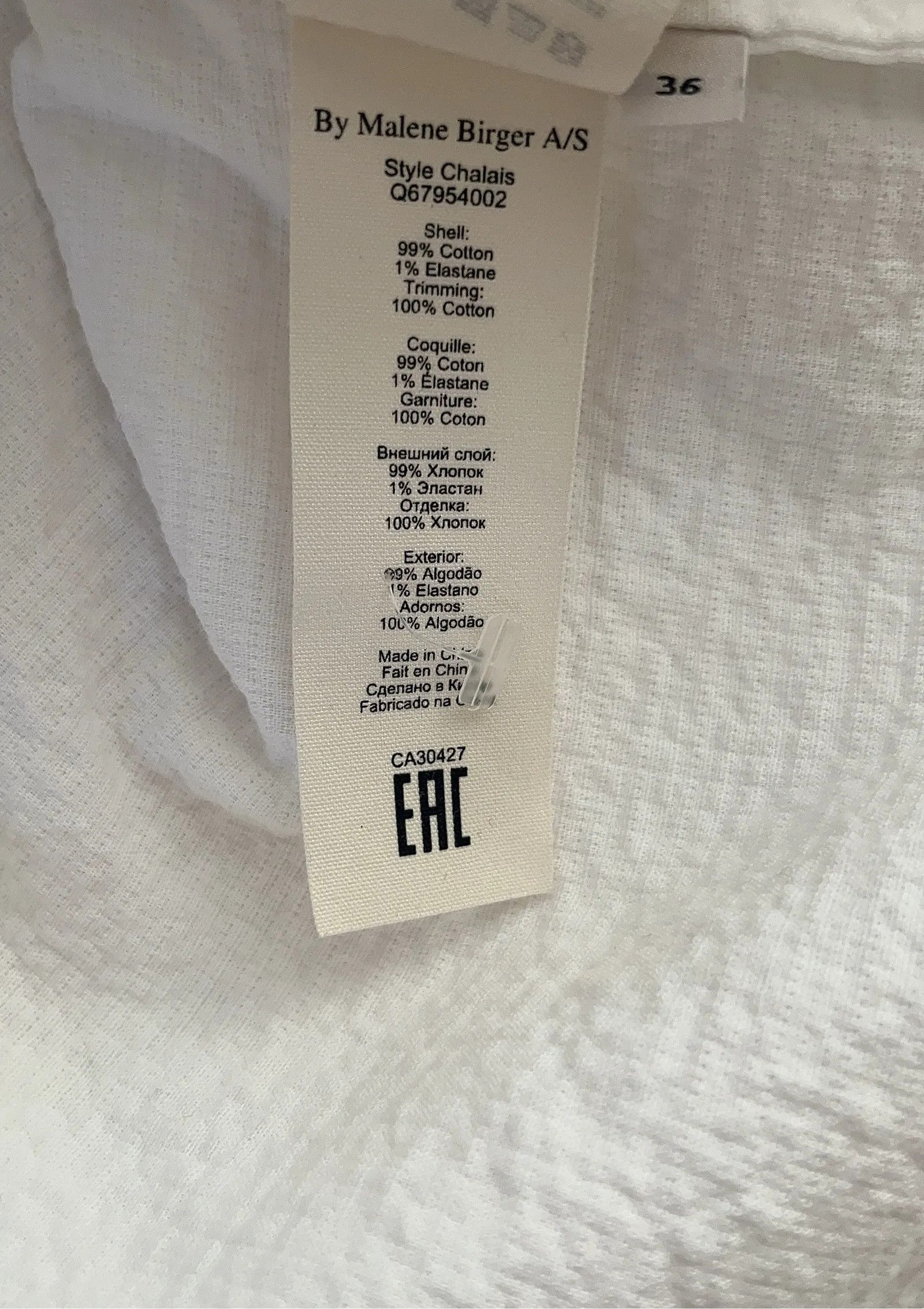 By Malene Birger By Malene Birger undefined Blouse Size XS / US 0-2 / IT 36-38 - 3 Thumbnail