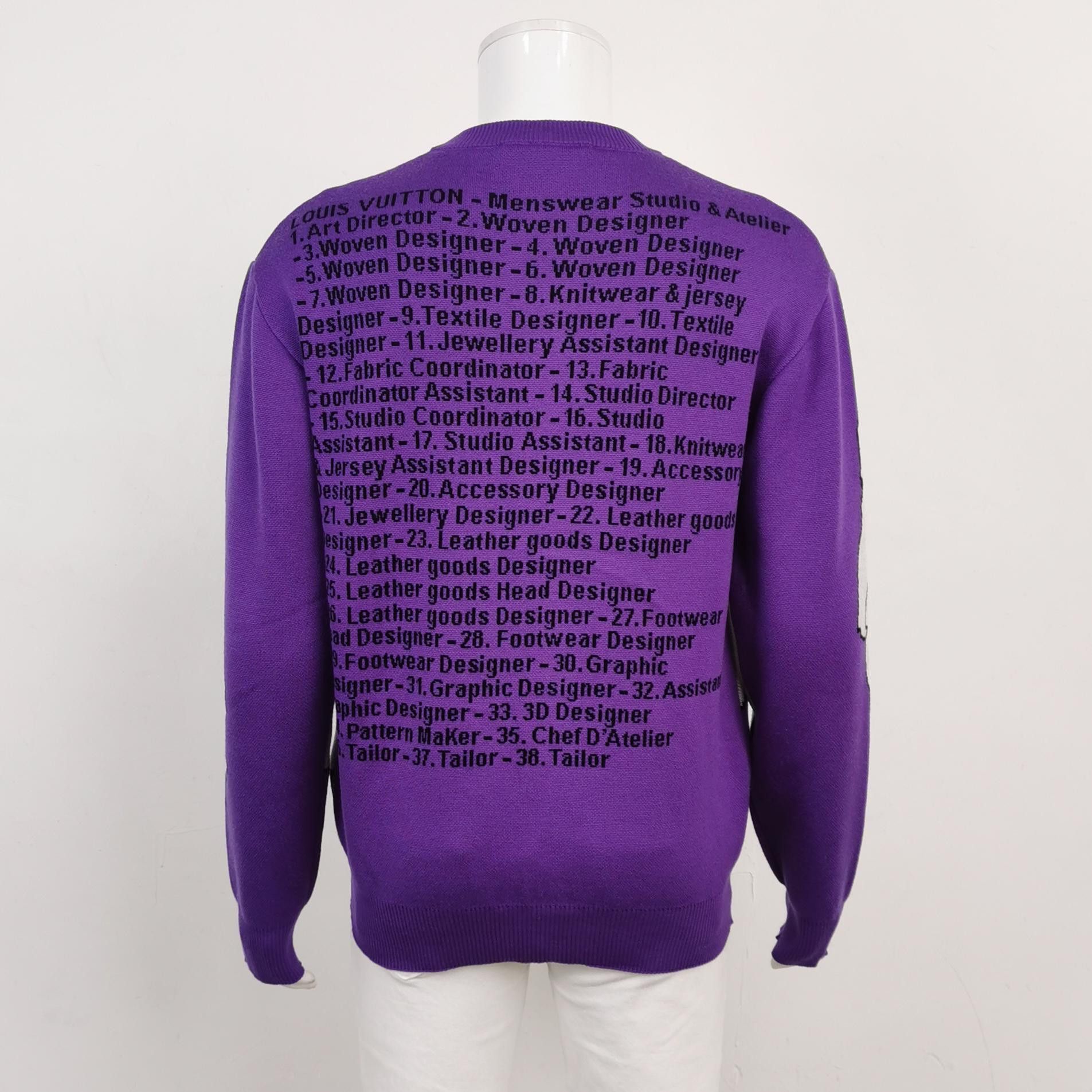 Louis Vuitton Louis Vuitton Men xl Sweaters Knitwear Size US XL / EU 56 / 4 - 2 Thumbnail