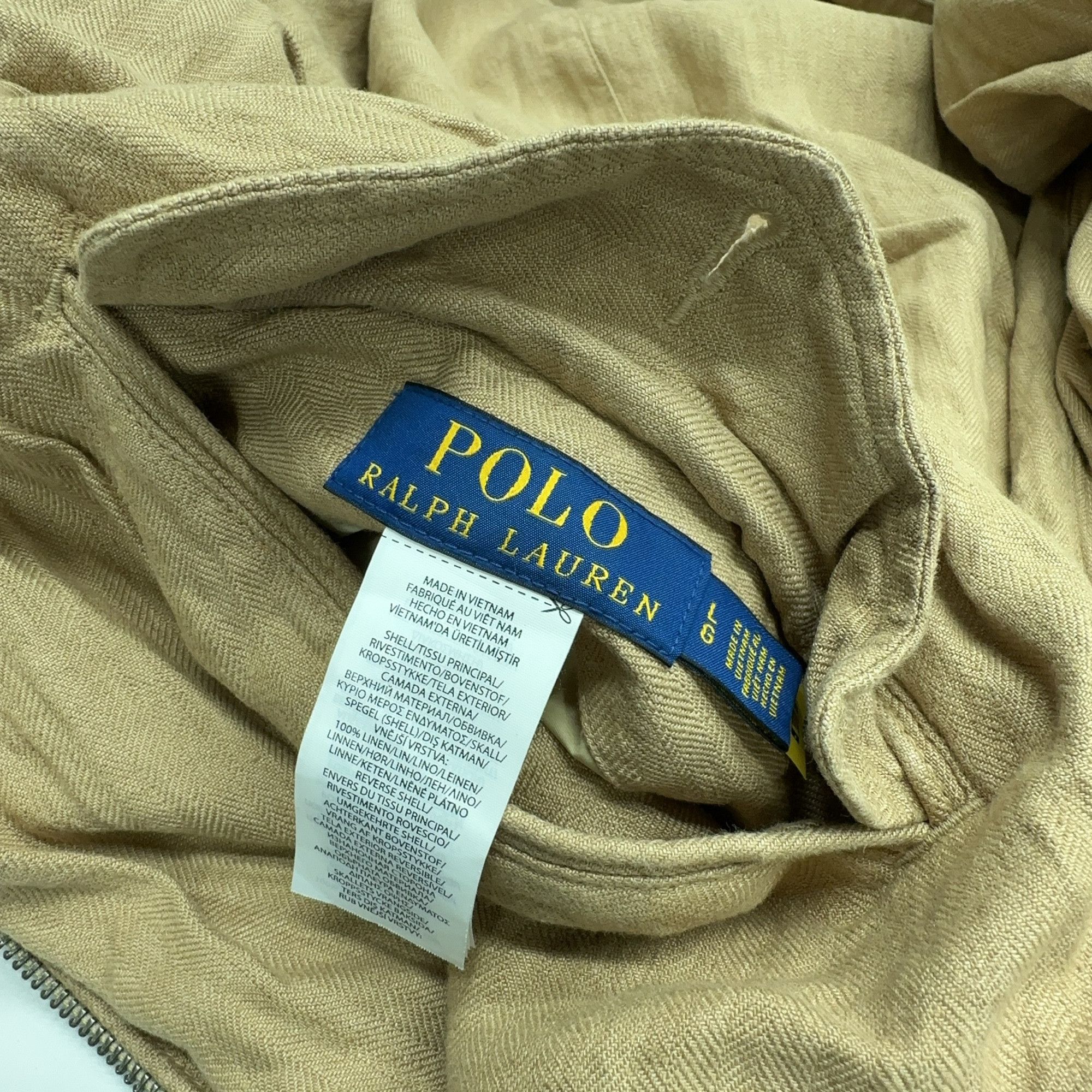 Polo Ralph Lauren Polo Ralph Lauren Reversible Linen Jacket Size L Size US L / EU 52-54 / 3 - 6 Thumbnail