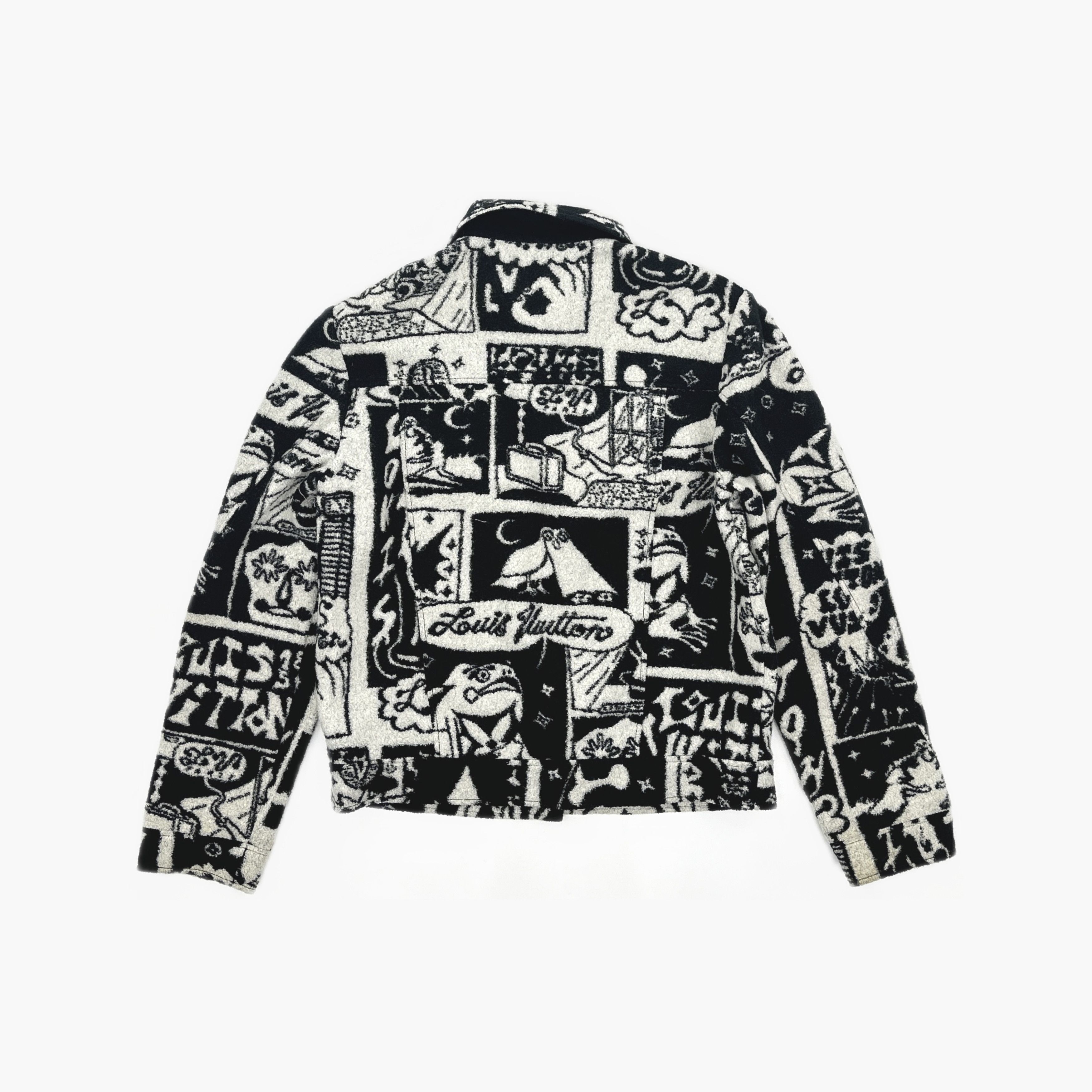 Louis Vuitton Louis Vuitton Graphic Wool Blend Jacket Size M Size US M / EU 48-50 / 2 - 2 Thumbnail
