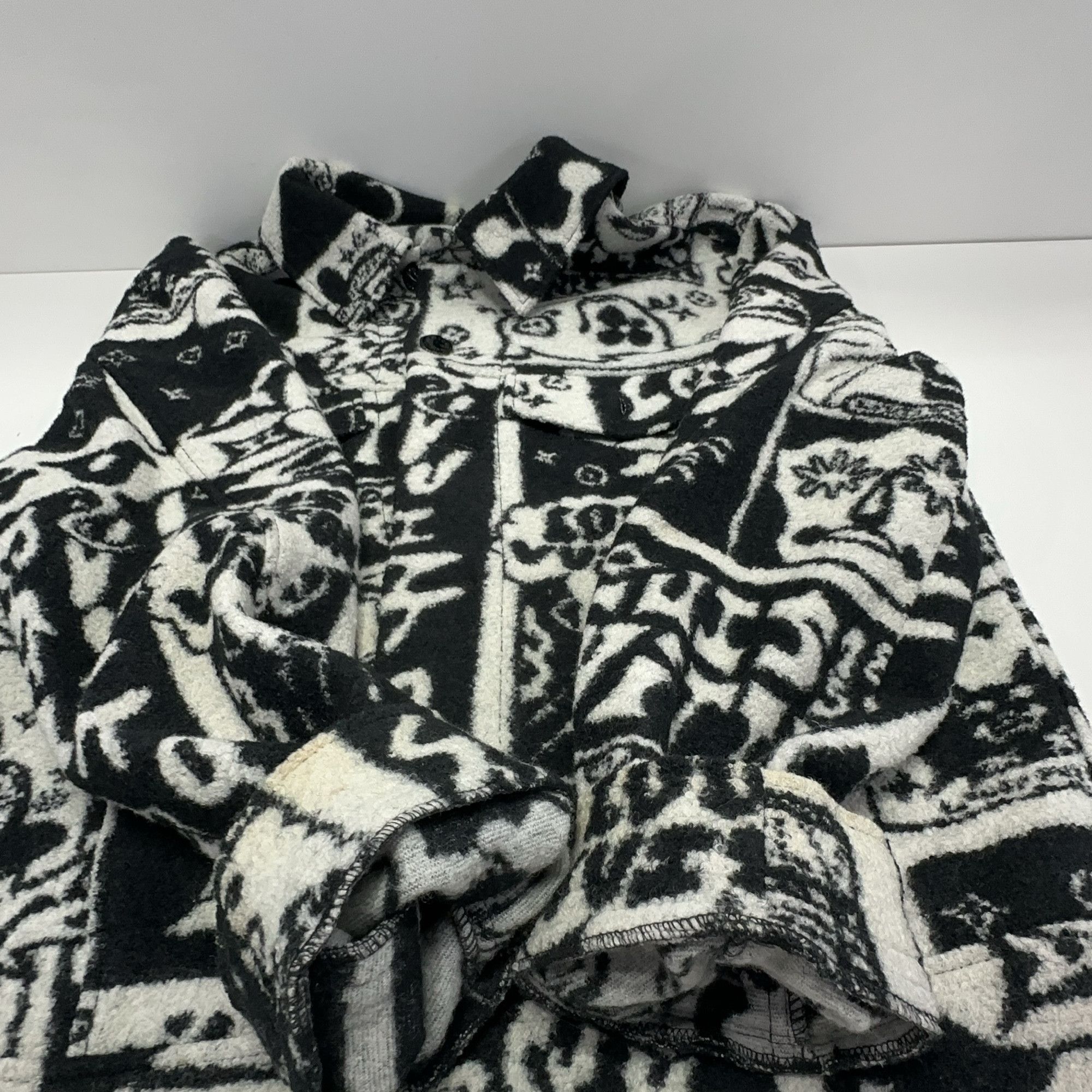 Louis Vuitton Louis Vuitton Graphic Wool Blend Jacket Size M Size US M / EU 48-50 / 2 - 10 Thumbnail