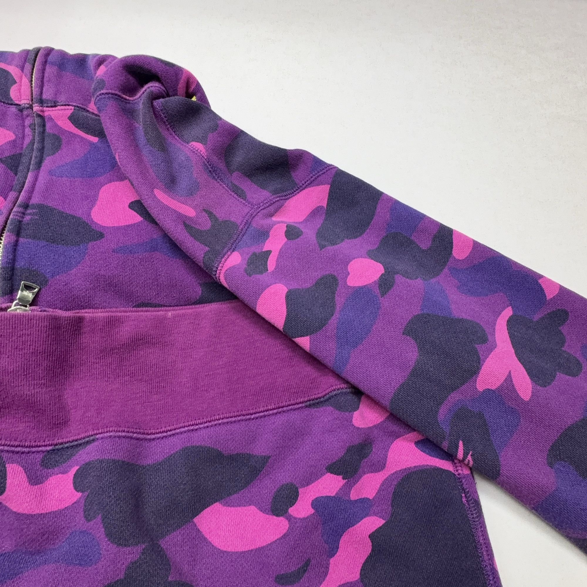 Bape A BATHING APE Purple Camo Tiger Full Zip Hoodie Size XXL Size US XXL / EU 58 / 5 - 10 Thumbnail