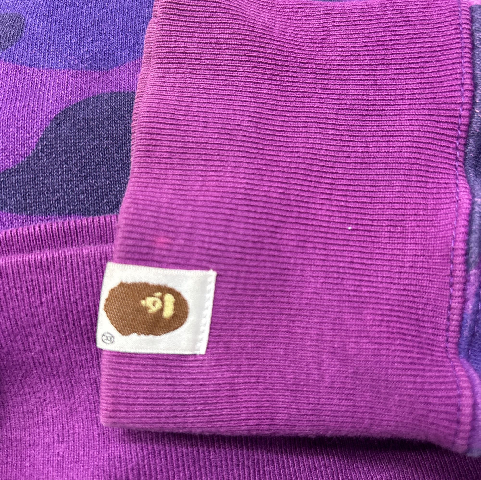 Bape A BATHING APE Purple Camo Tiger Full Zip Hoodie Size XXL Size US XXL / EU 58 / 5 - 7 Thumbnail