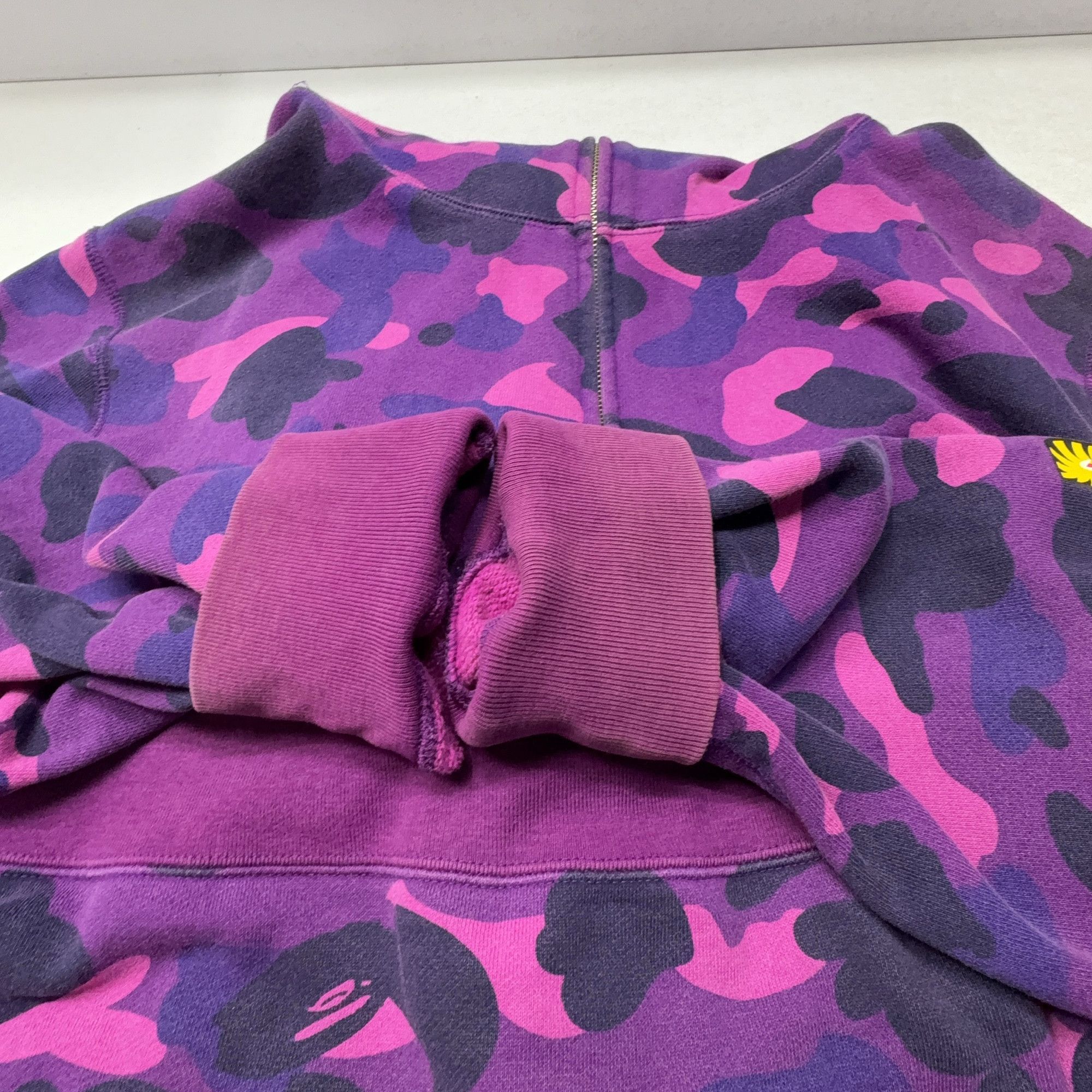 Bape A BATHING APE Purple Camo Tiger Full Zip Hoodie Size XXL Size US XXL / EU 58 / 5 - 13 Thumbnail