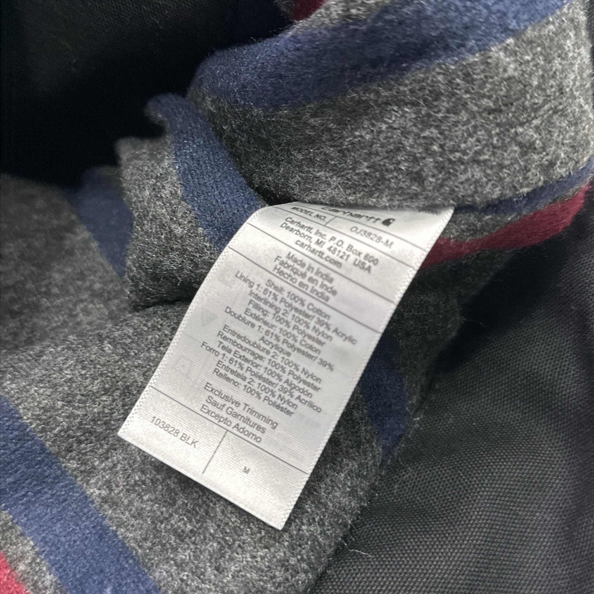 Carhartt Carhartt Blanket Lined Detroit Jacket Size M Size US M / EU 48-50 / 2 - 5 Thumbnail