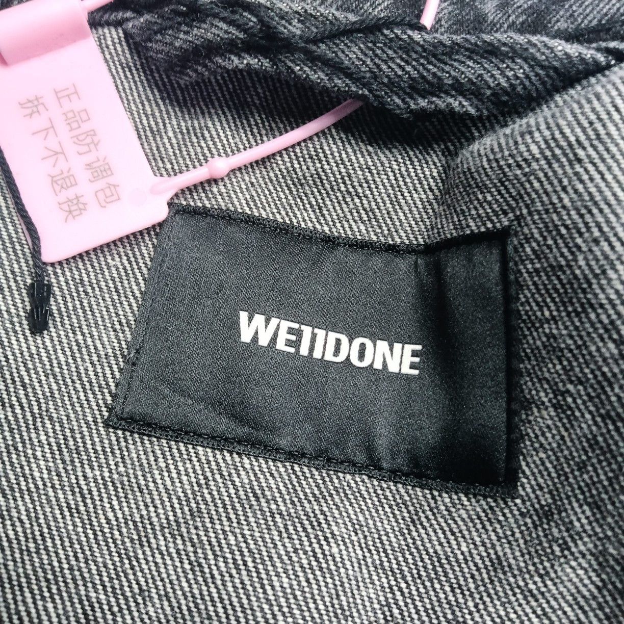 WE11DONE WE11DONE Logo Patch Denim Jacket Size M Size US M / EU 48-50 / 2 - 4 Thumbnail
