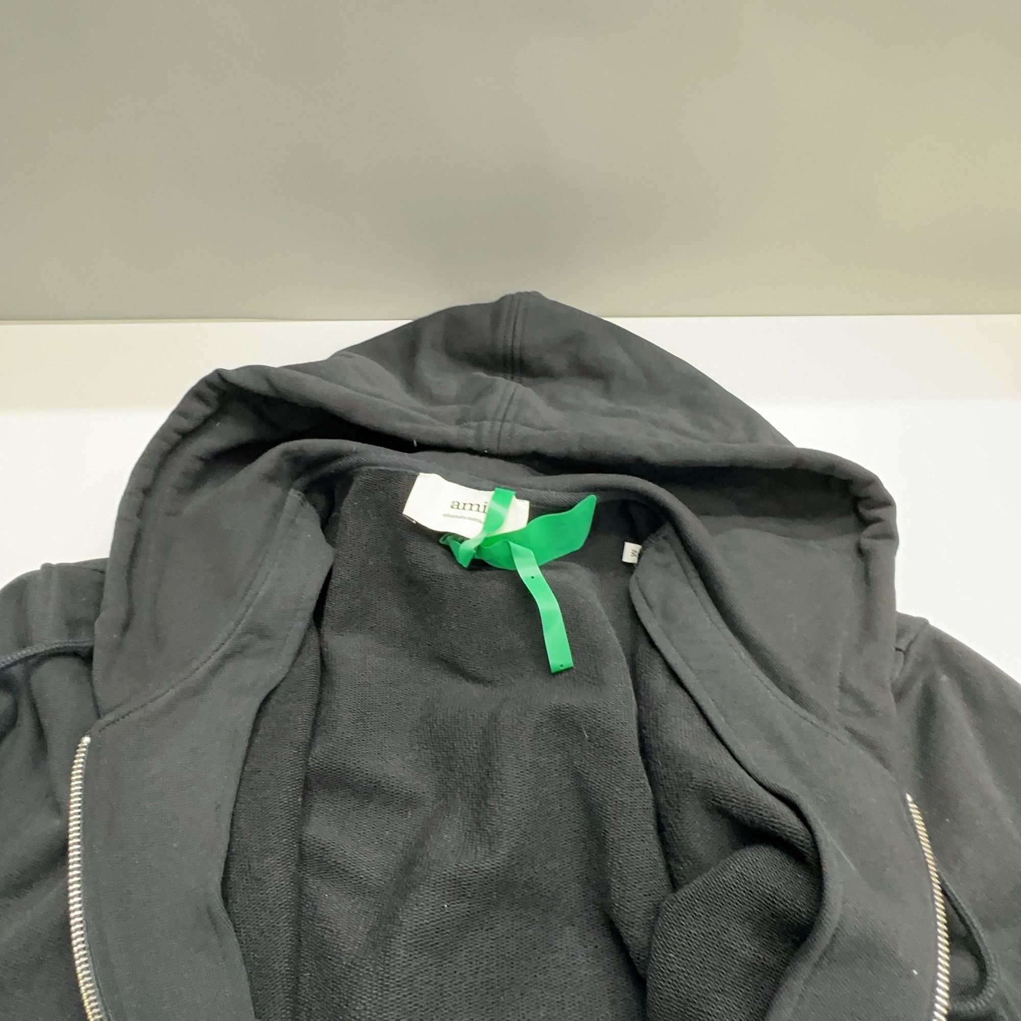 AMI Ami Paris Red Heart Zip Up Hoodie Black M Size US M / EU 48-50 / 2 - 5 Thumbnail